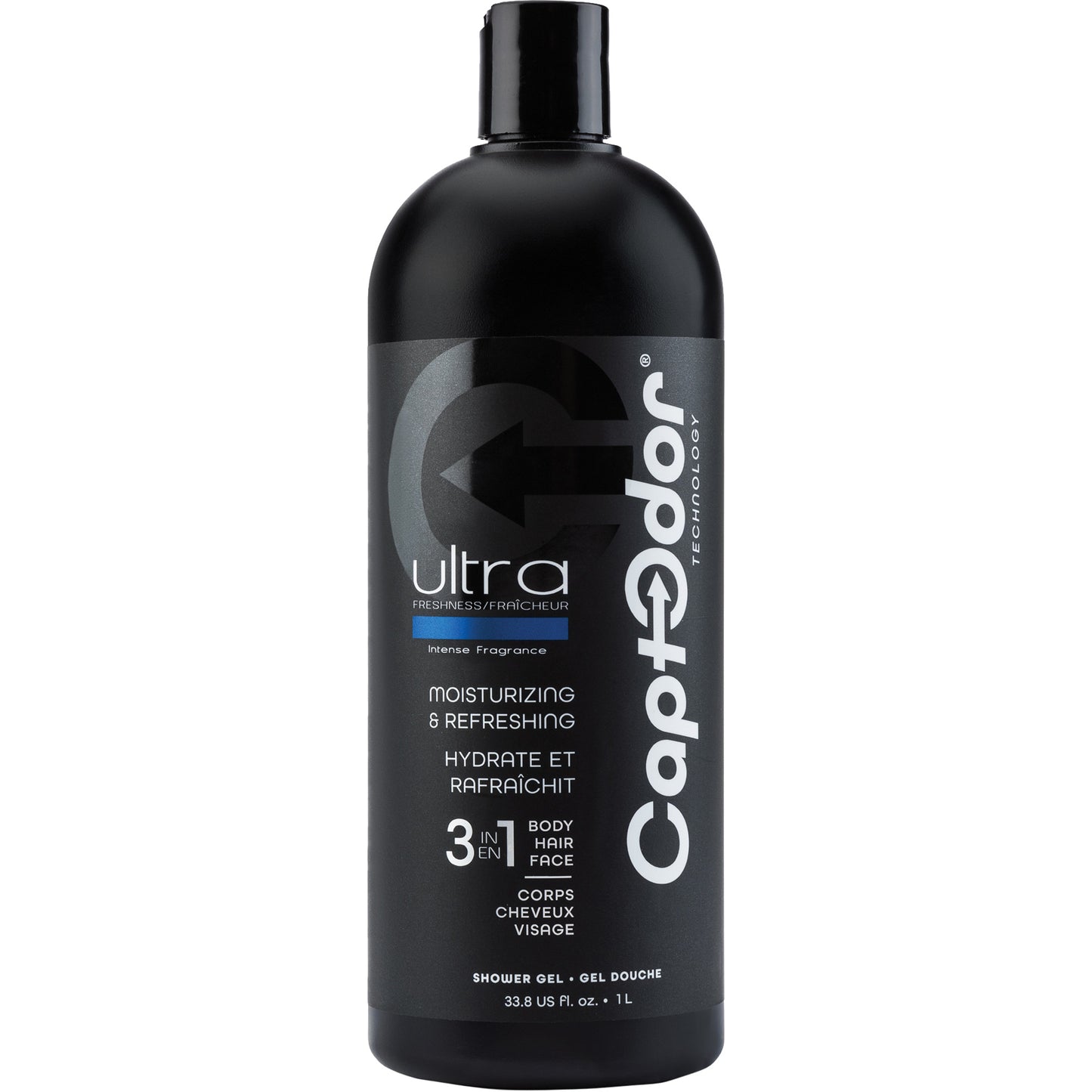 3 in 1 Shower Gel, 1000 ml, Ultra Freshness, Bottle