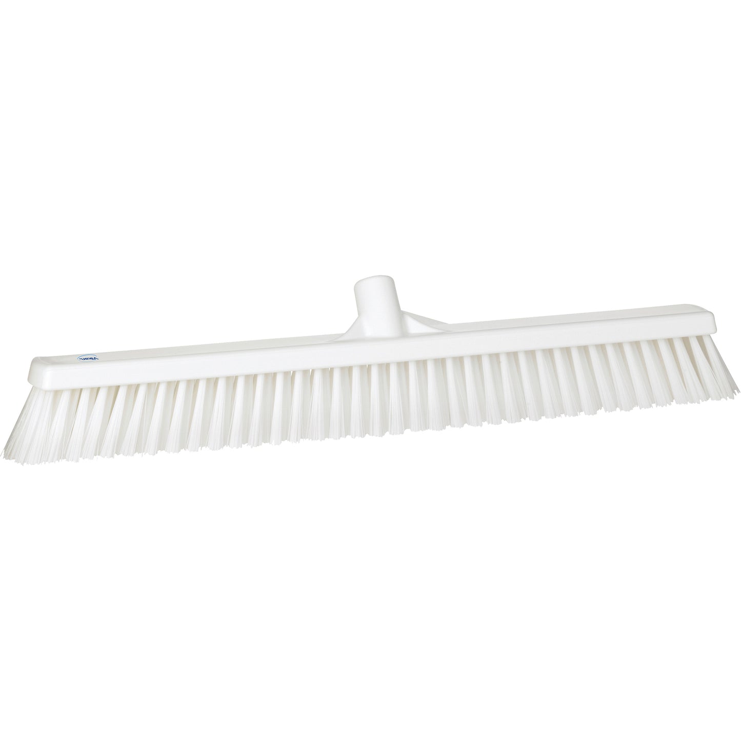 Combo Bristle Push Broom, Coarse/Fine Bristles, 24", Polyester, White