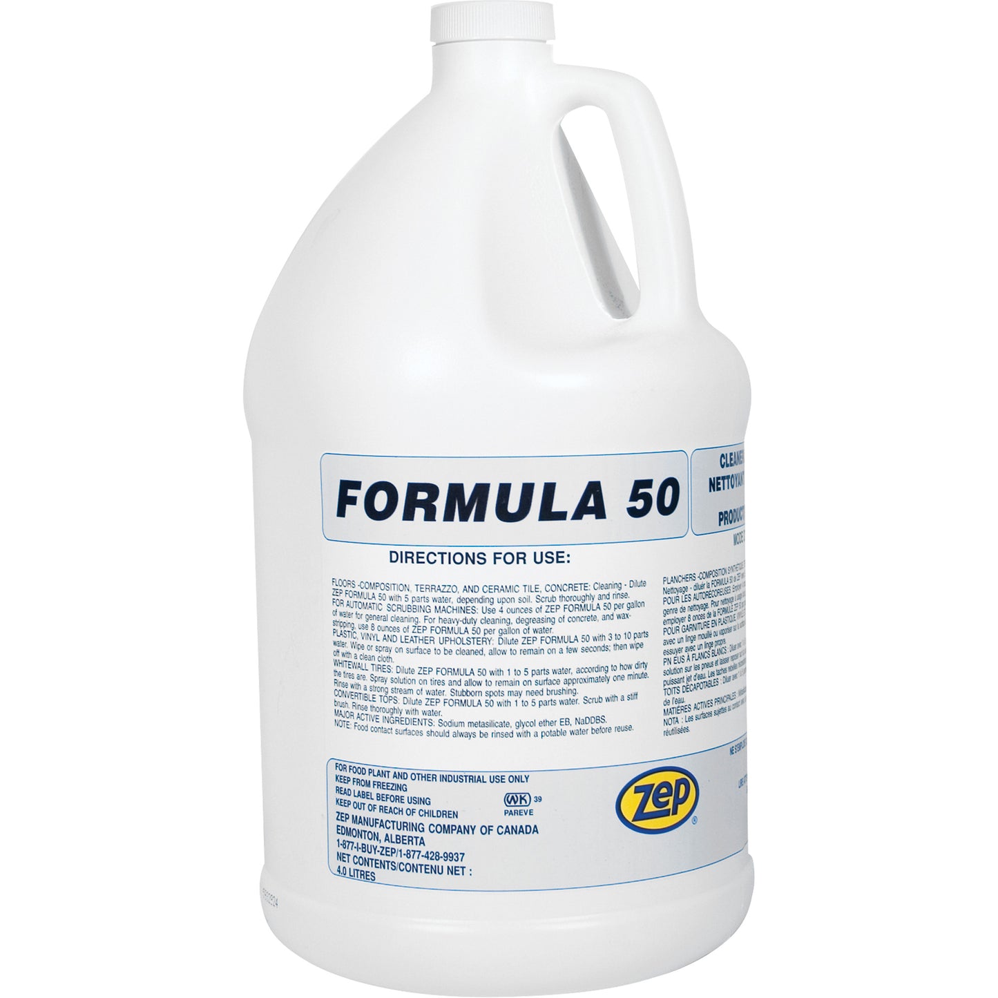Formula 50 Heavy-Duty Alkaline Cleaner, 4 L, Jug
