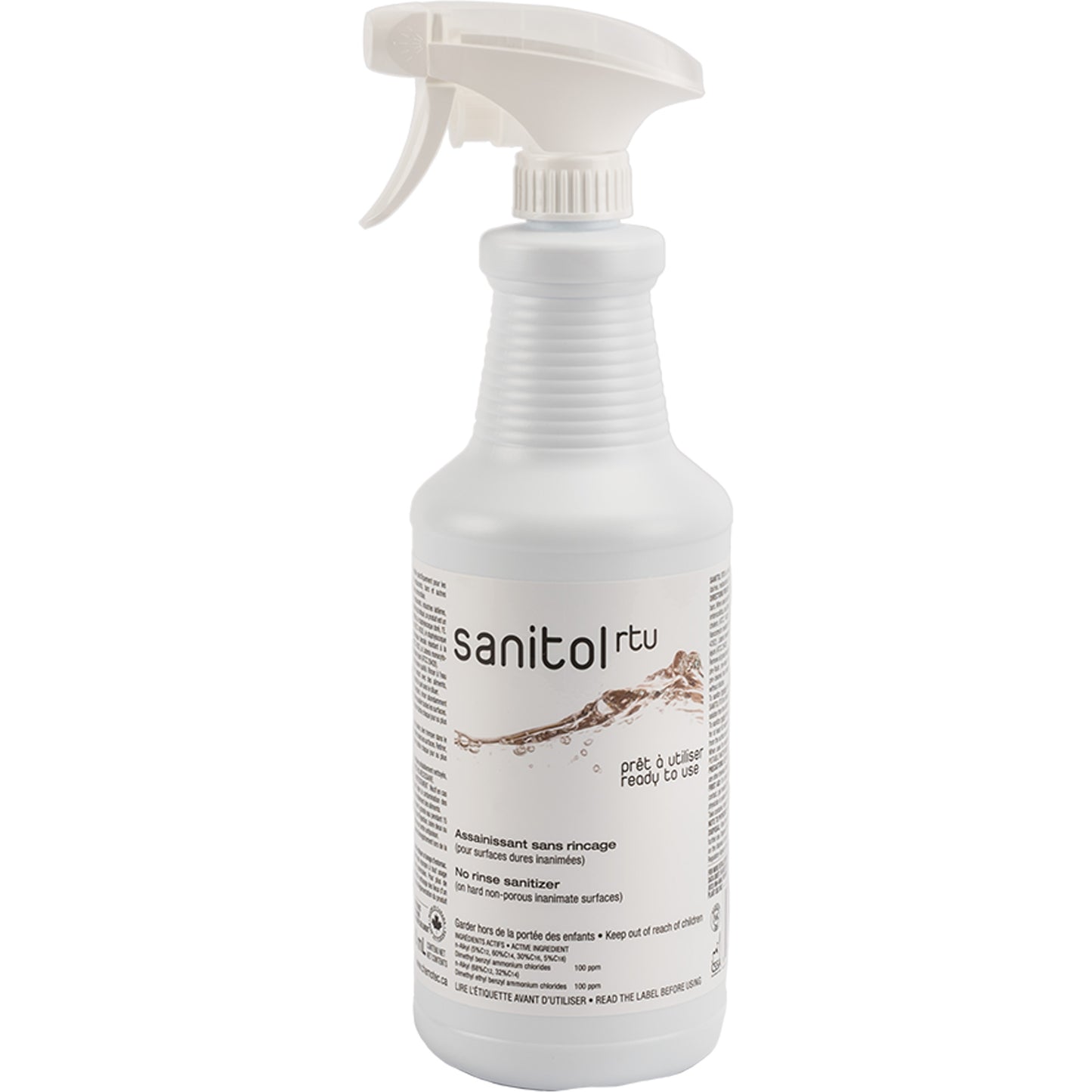 Sanitol™ Concentrated Disinfectant & Sanitizer, 950 ml, Trigger Bottle