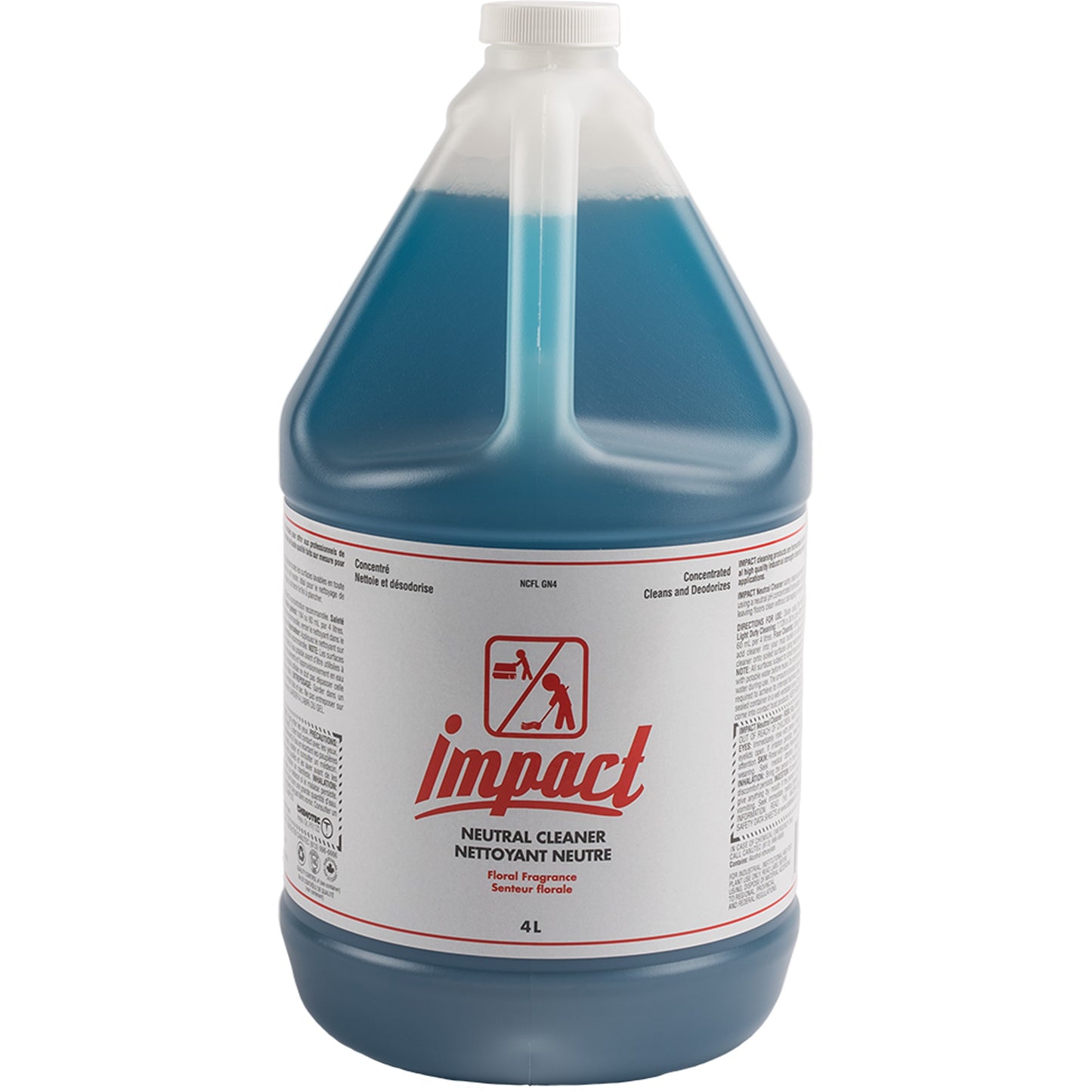 Impact Neutral Floor Cleaner, 4 L, Jug