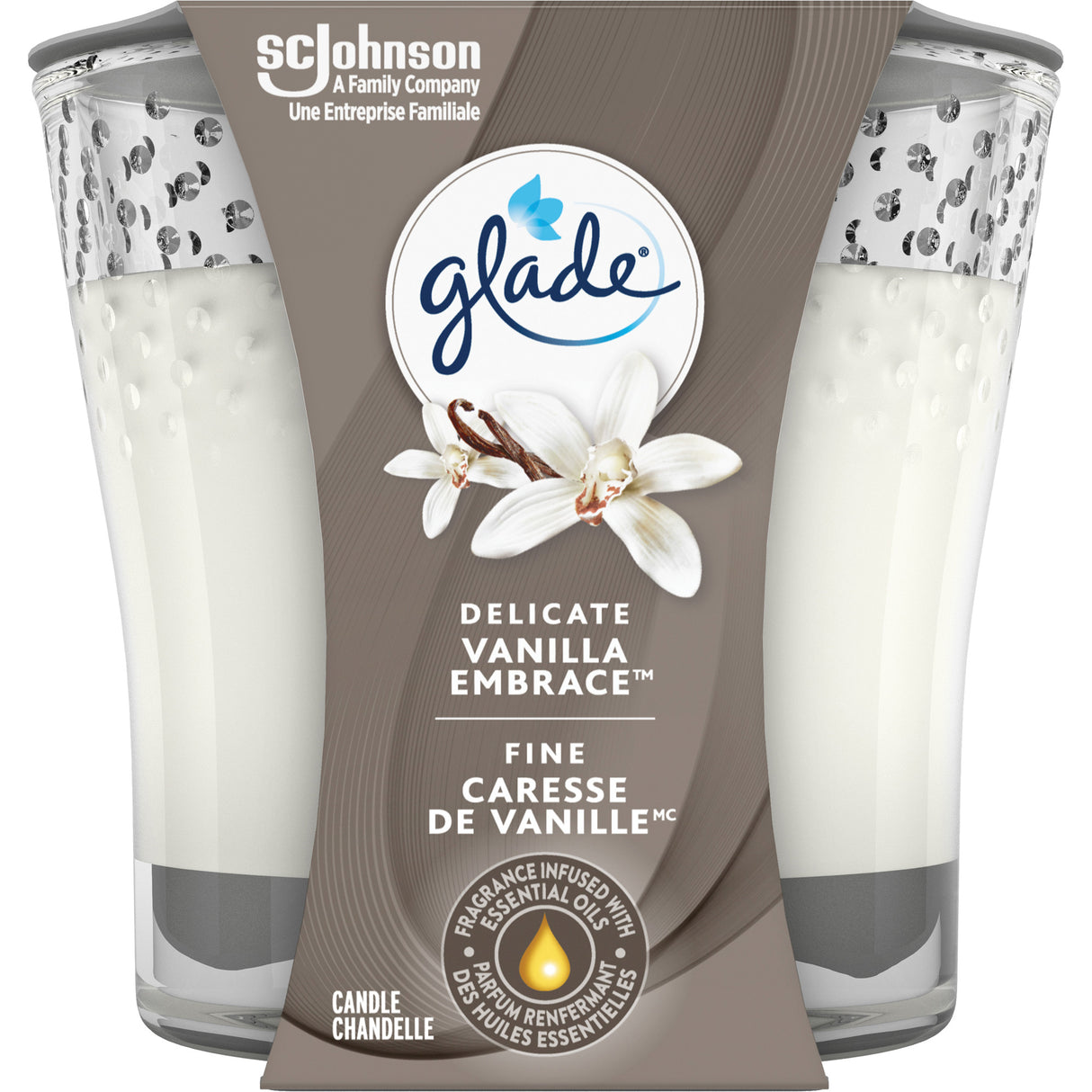 Glade® Jar Candle, Delicate Vanilla Embrace™
