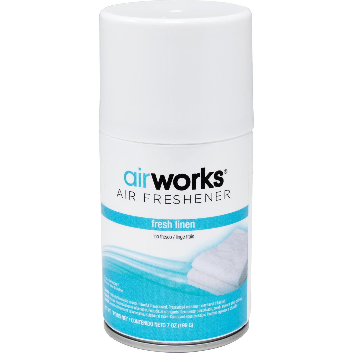 AirWorks® Metered Air Fresheners, Fresh Linen, Aerosol Can