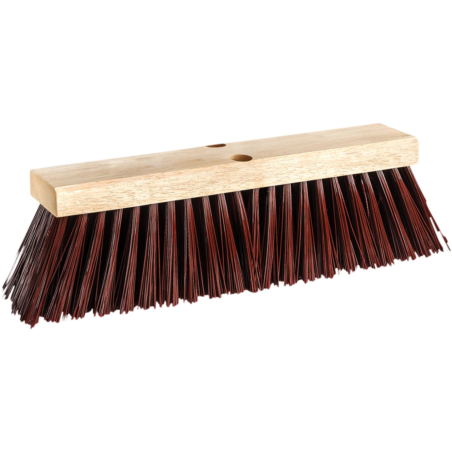 Barn & Street Push Broom, 16", X-Coarse, Polypropylene Bristles