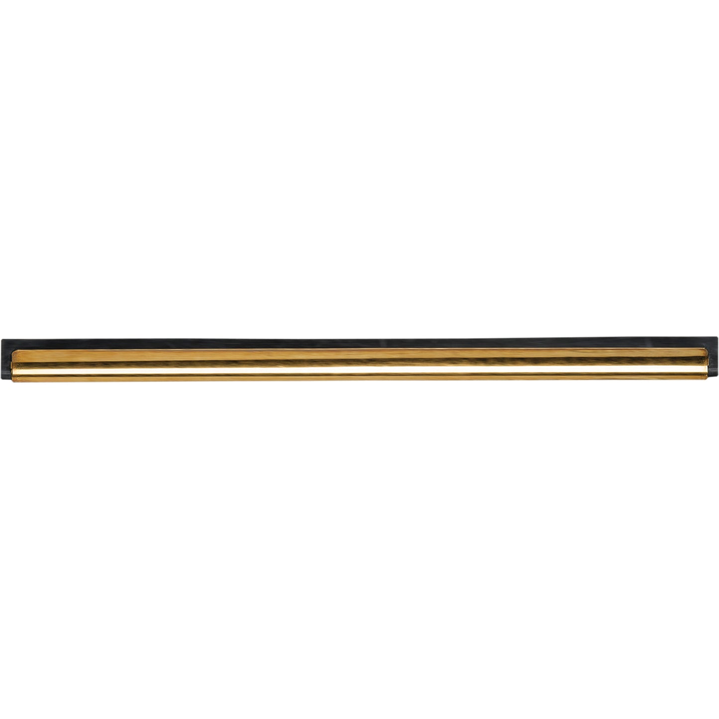 Window Squeegee Channel and Rubber, 12", Rubber, Brass Frame