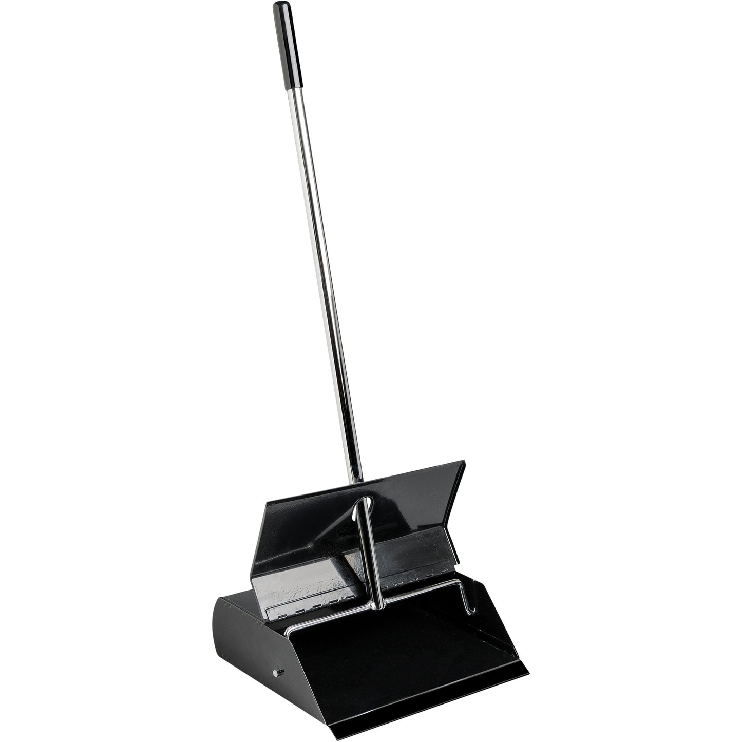 Lobby Dust Pan with Lid, Metal