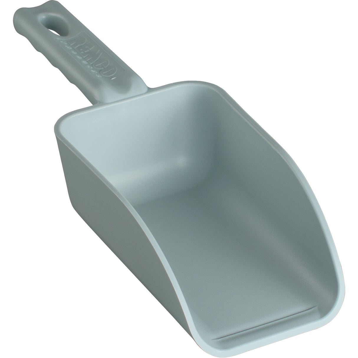 Small Hand Scoop, Plastic, Grey, 32 oz.