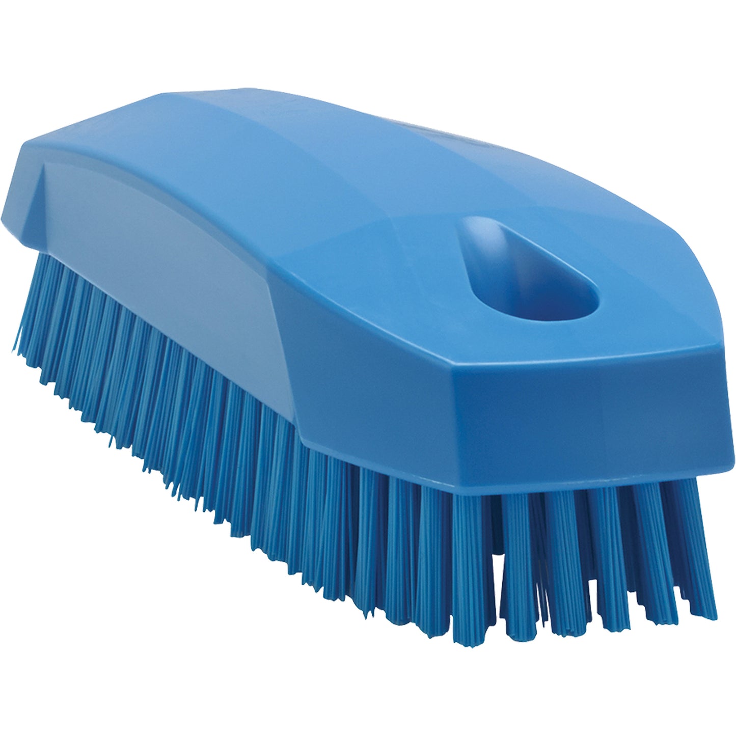 Hand Brush, Stiff Bristles, 5" Long, Blue