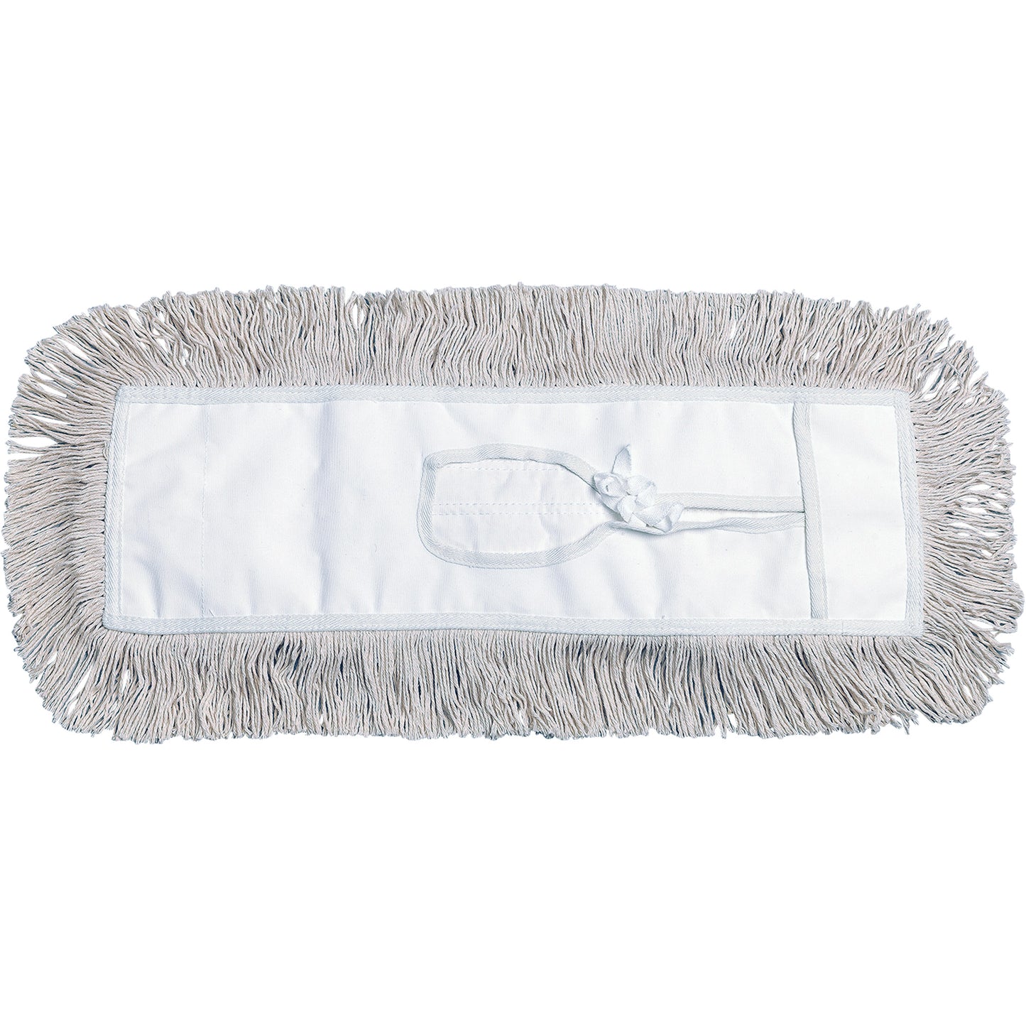 Dust Mop, Tie-On Style, Cotton, 18" L x 5" W