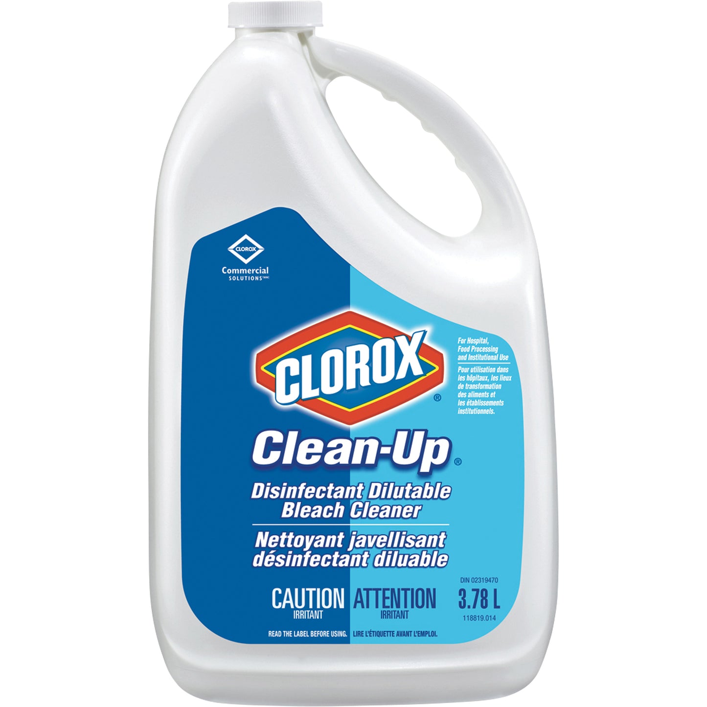 Clean-Up® with Bleach Surface Disinfectant Cleaner, 3.78 L, Jug