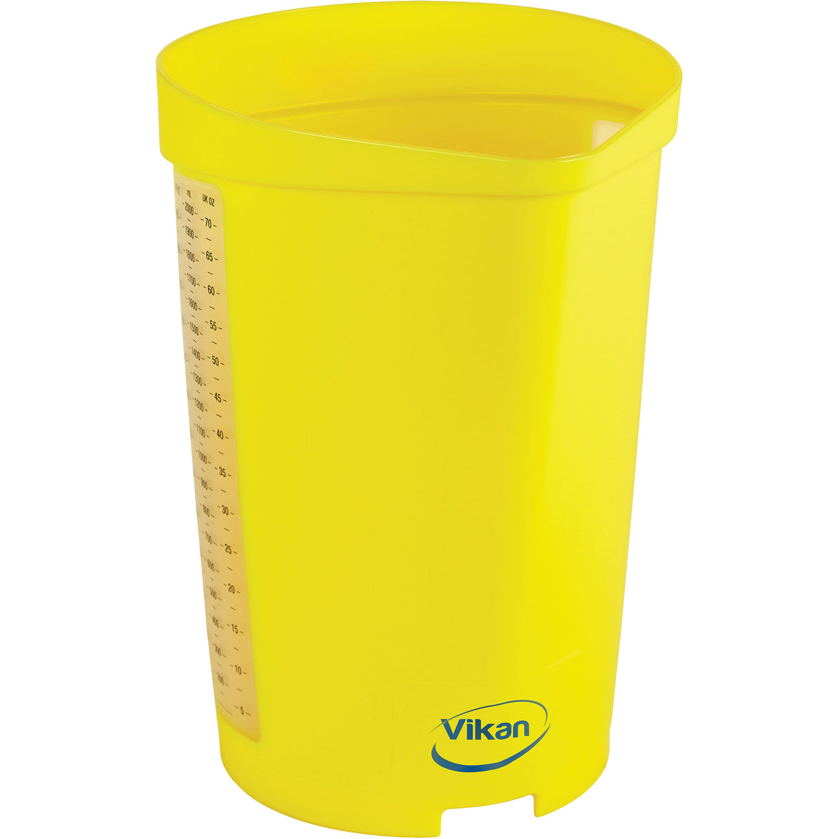 Measuring Jug, Plastic, Yellow, 65 oz.