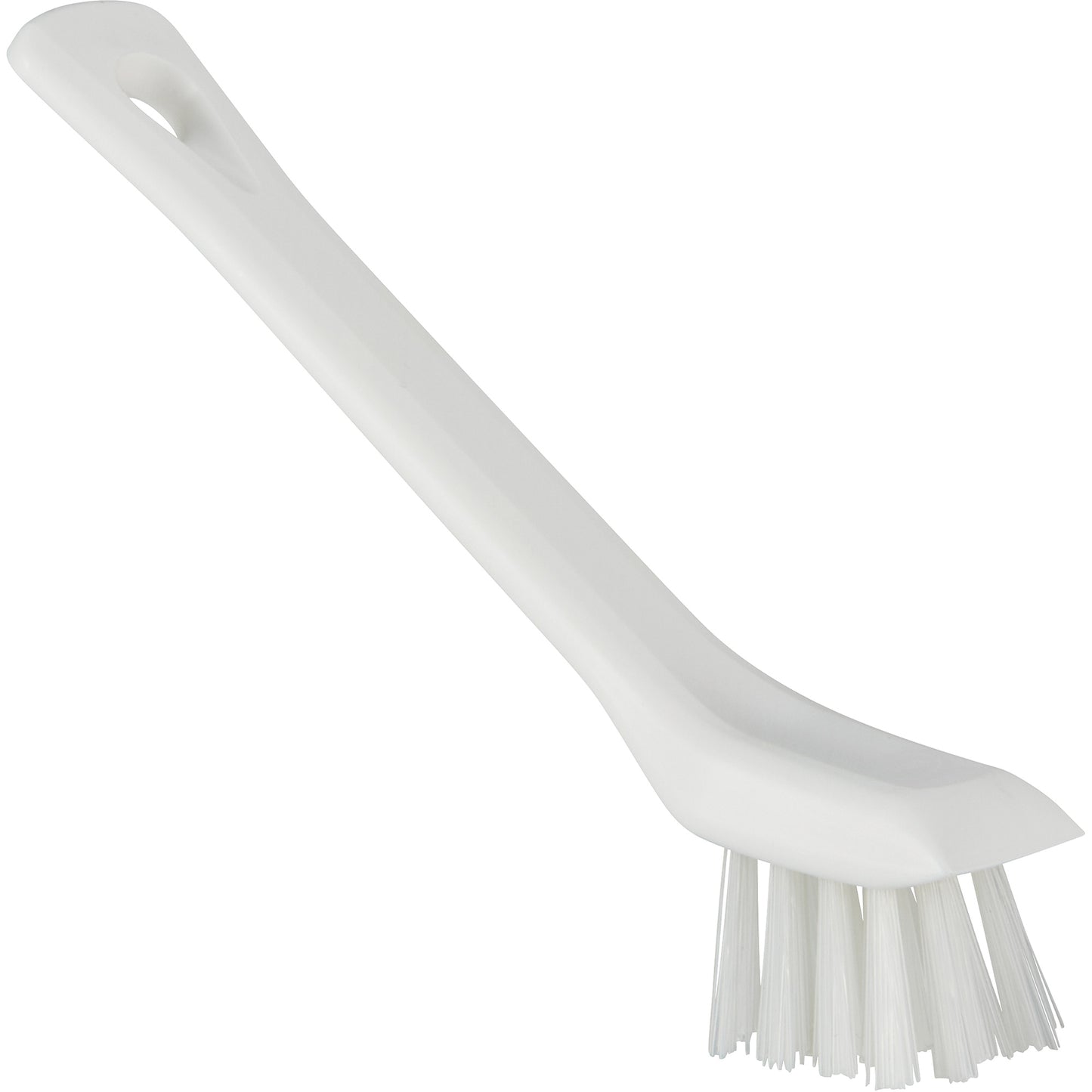 Brush with Scraping Edge, Stiff Bristles, 6" Long, White