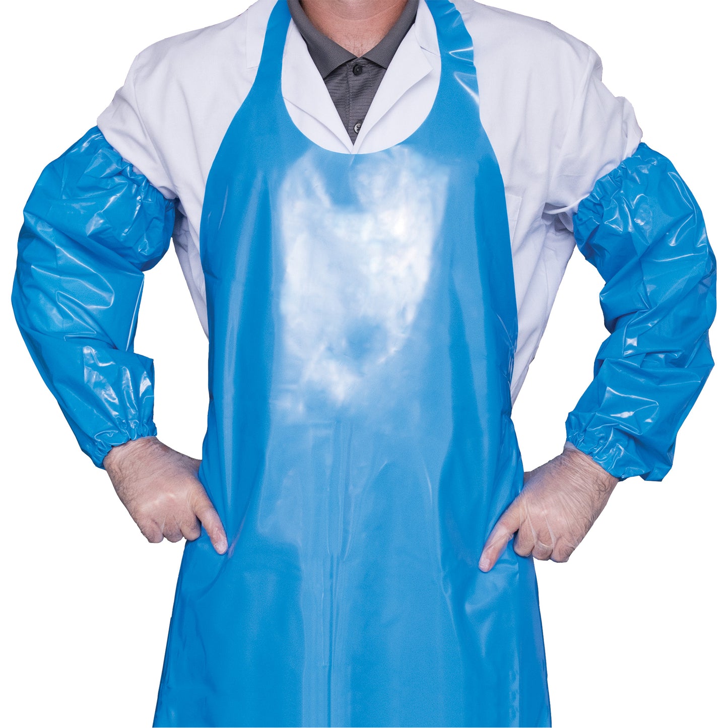 Vikan Top Dog Sleeves, 21", Polyurethane, Blue