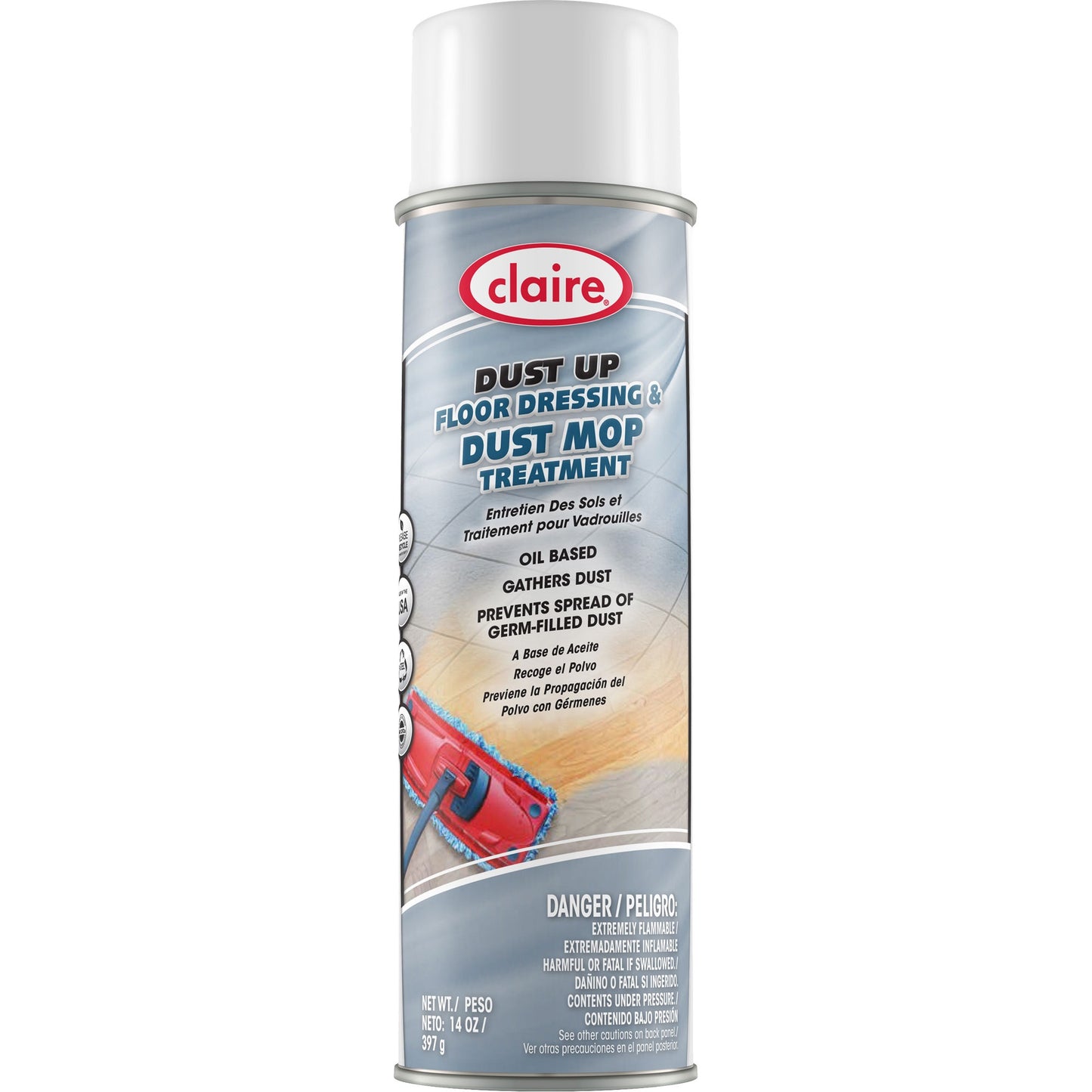 Dust Mop Treatment, 14 oz., Aerosol Can