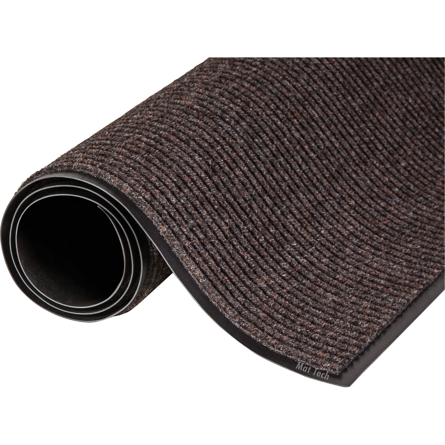 Mat Tech Prorib Entrance Matting, Wiper/Scraper, 3' x 2' x 5/16", Brown