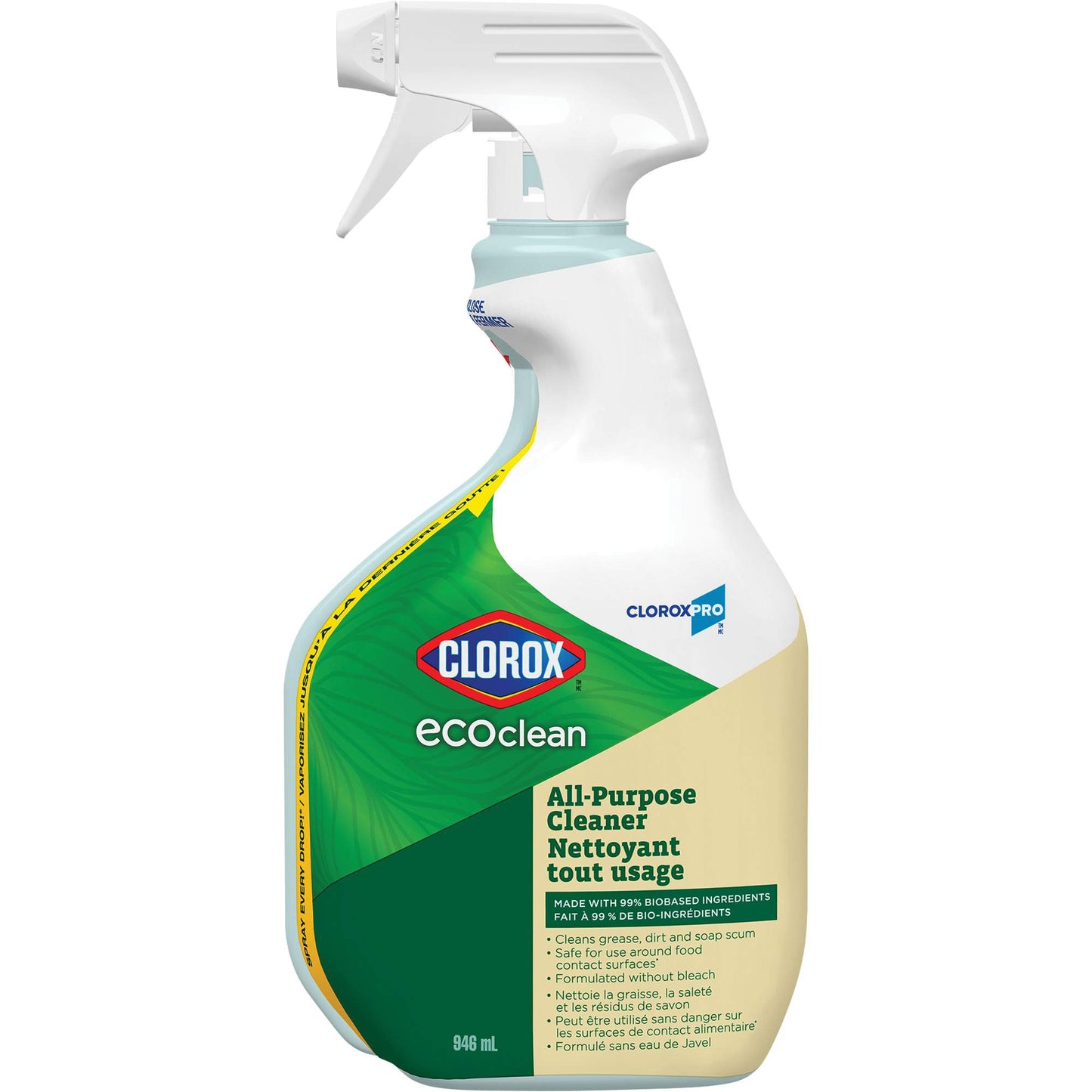 CloroxPro™ Clorox™ EcoClean All-Purpose Cleaner, 946 ml, Trigger Bottle