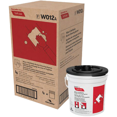 PRO Tuff-Job® Refillable Bucket & Lid for W011 Wipers