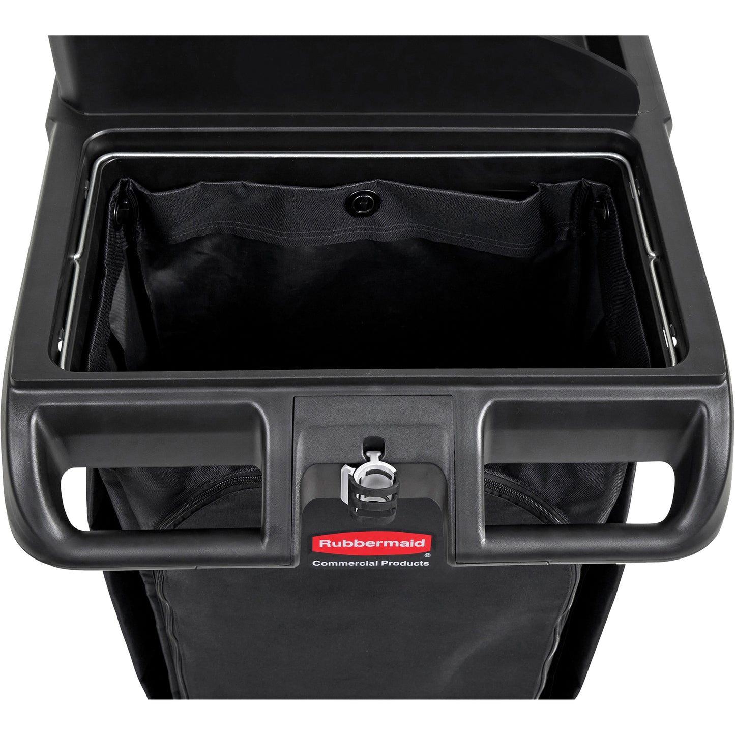 30-Gallon Canvas Bag for Housekeeping Carts, 16.8" x 10.5" x 33", Black