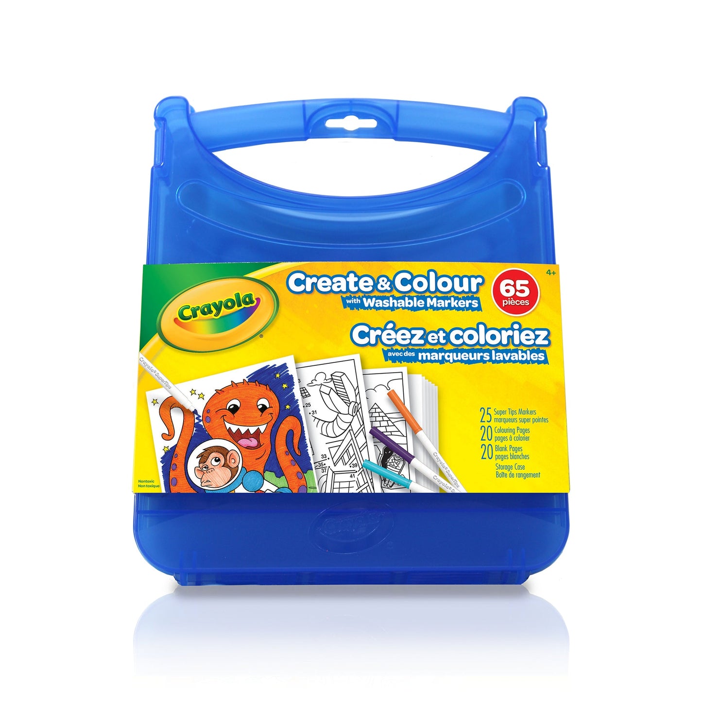 Crayola Create & Colour Super Tips Washable Markers Kit (Case of 4)
