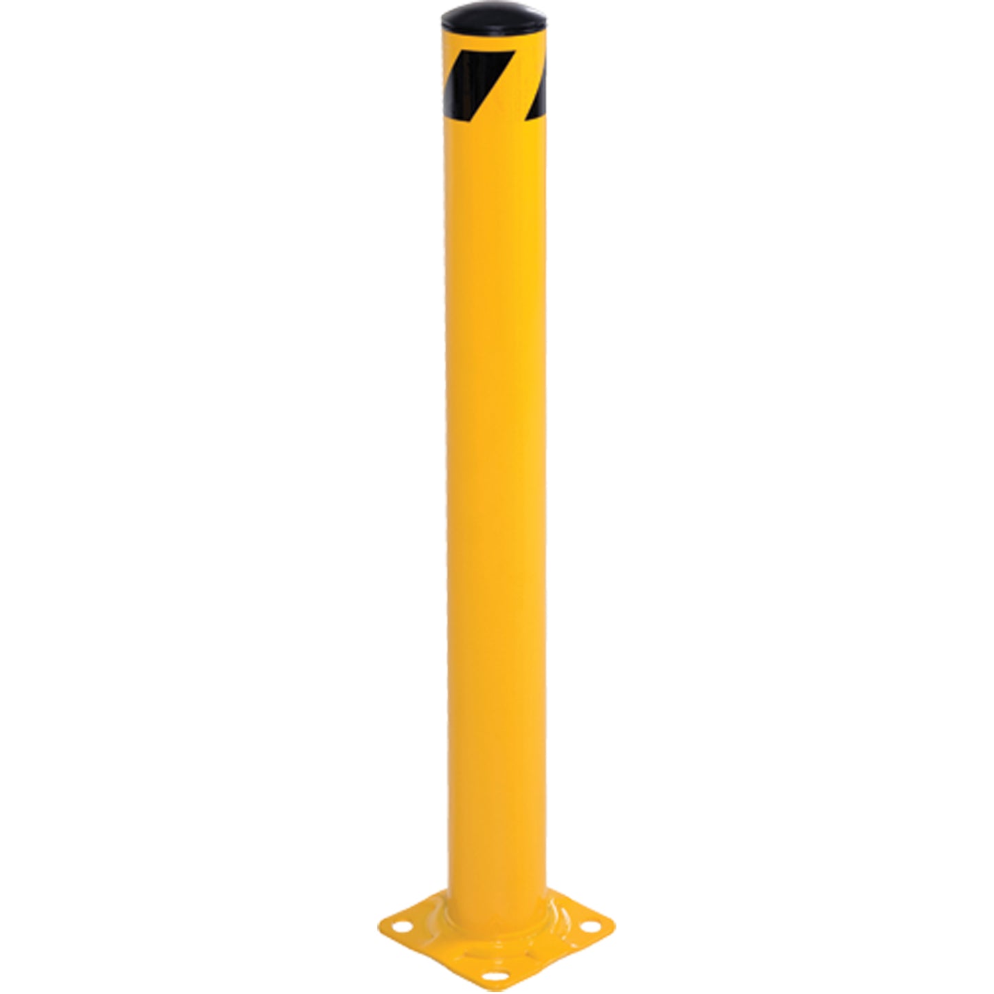Bollard, Steel, 42" H x 5-1/2" W, Yellow