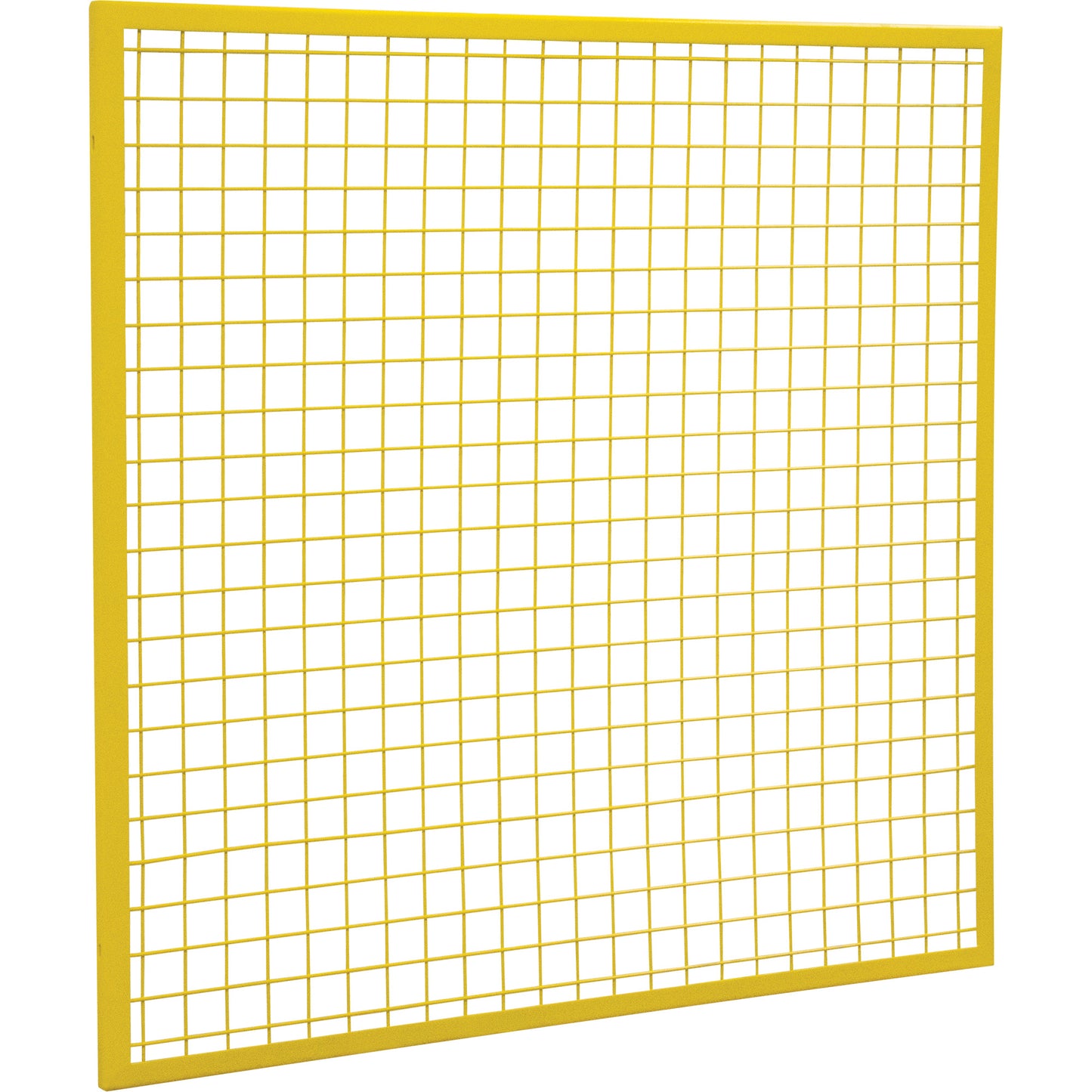 Wire Mesh Partition Components - Panels, 4' H x 4' W, Yellow