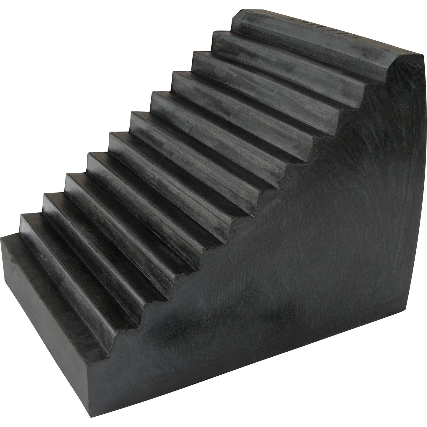 Wheel Chock, 9-1/2" x 6-1/2" x 7-1/2", Black