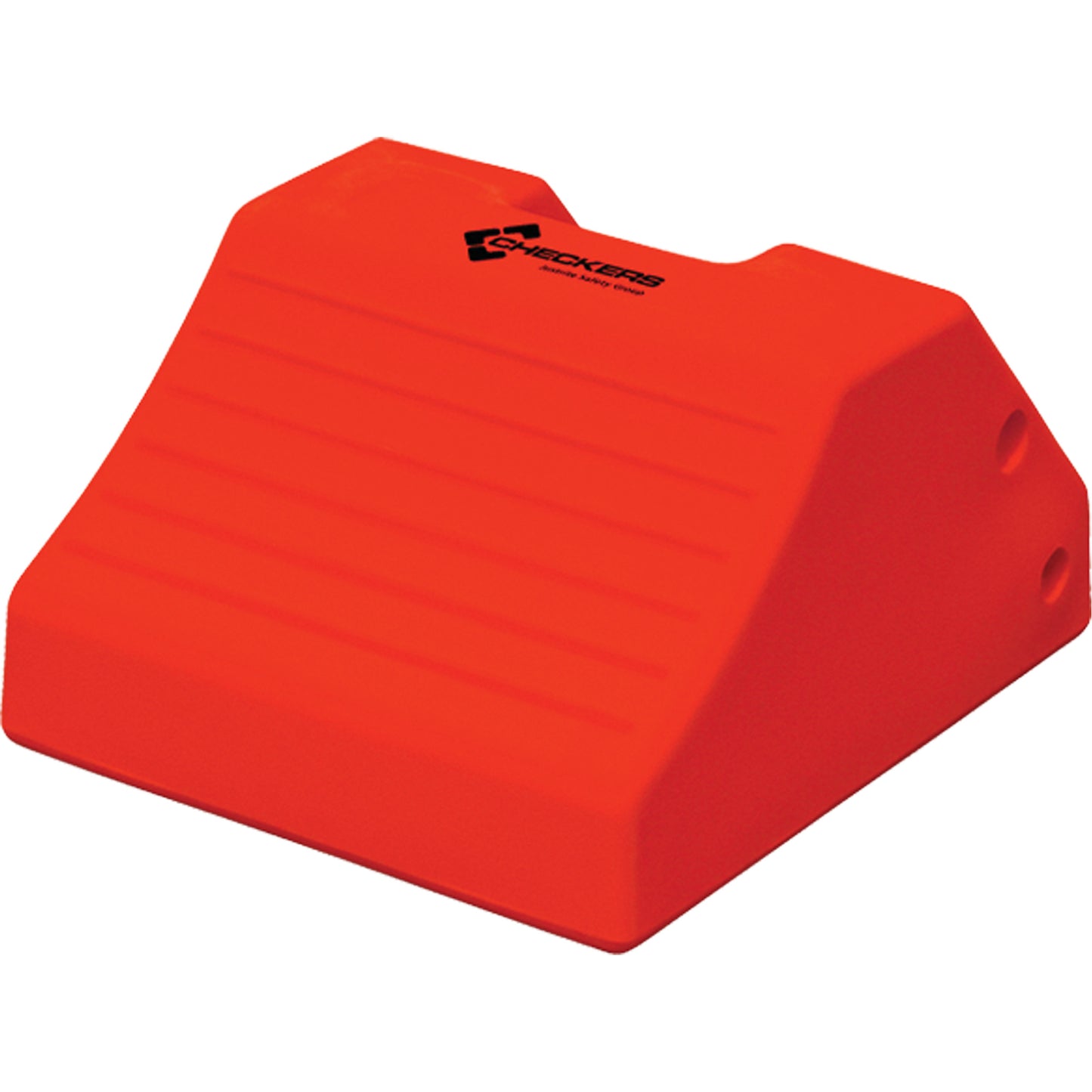 Heavy-Duty Wheel Chocks, Polyurethane, Safety Yellow, 15-1/2" W x 17-7/10" D x 10" H