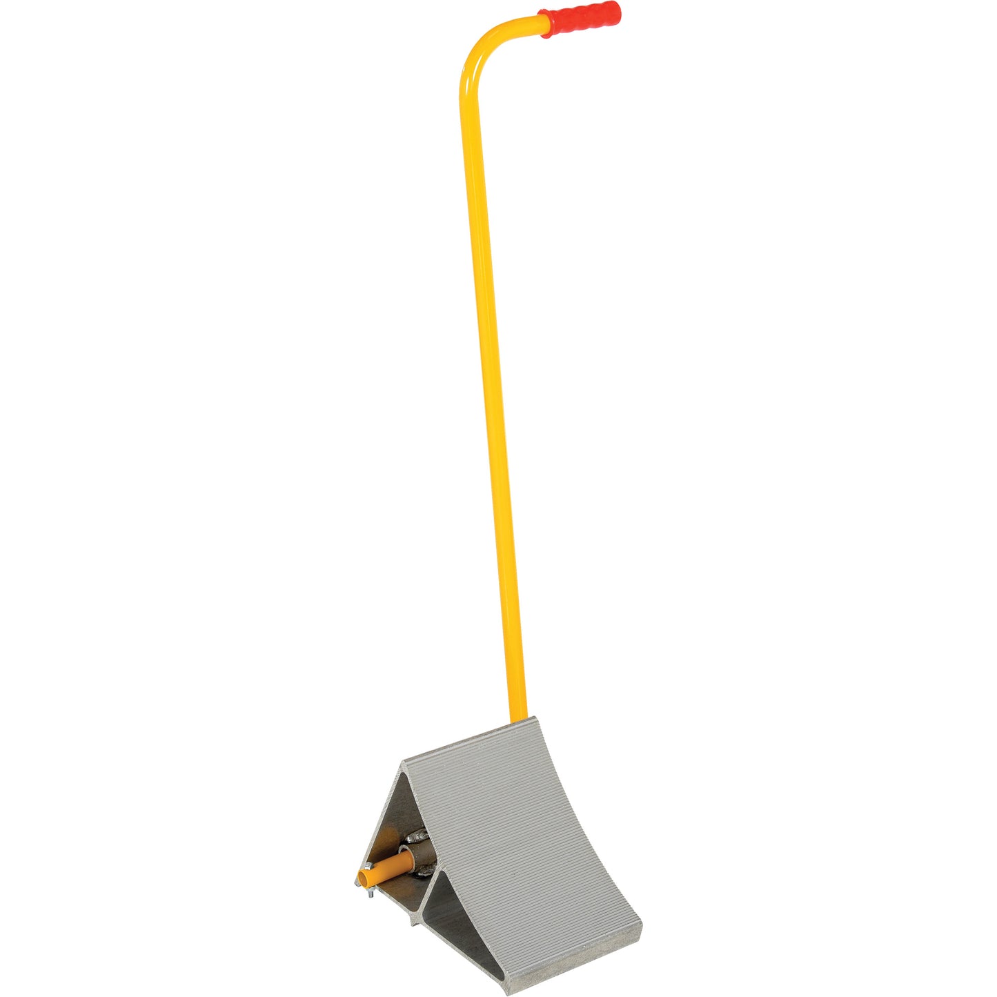 Aluminum Wheel Chock With Handle, 7" W x 11-7/8" D x 7-11/16" H