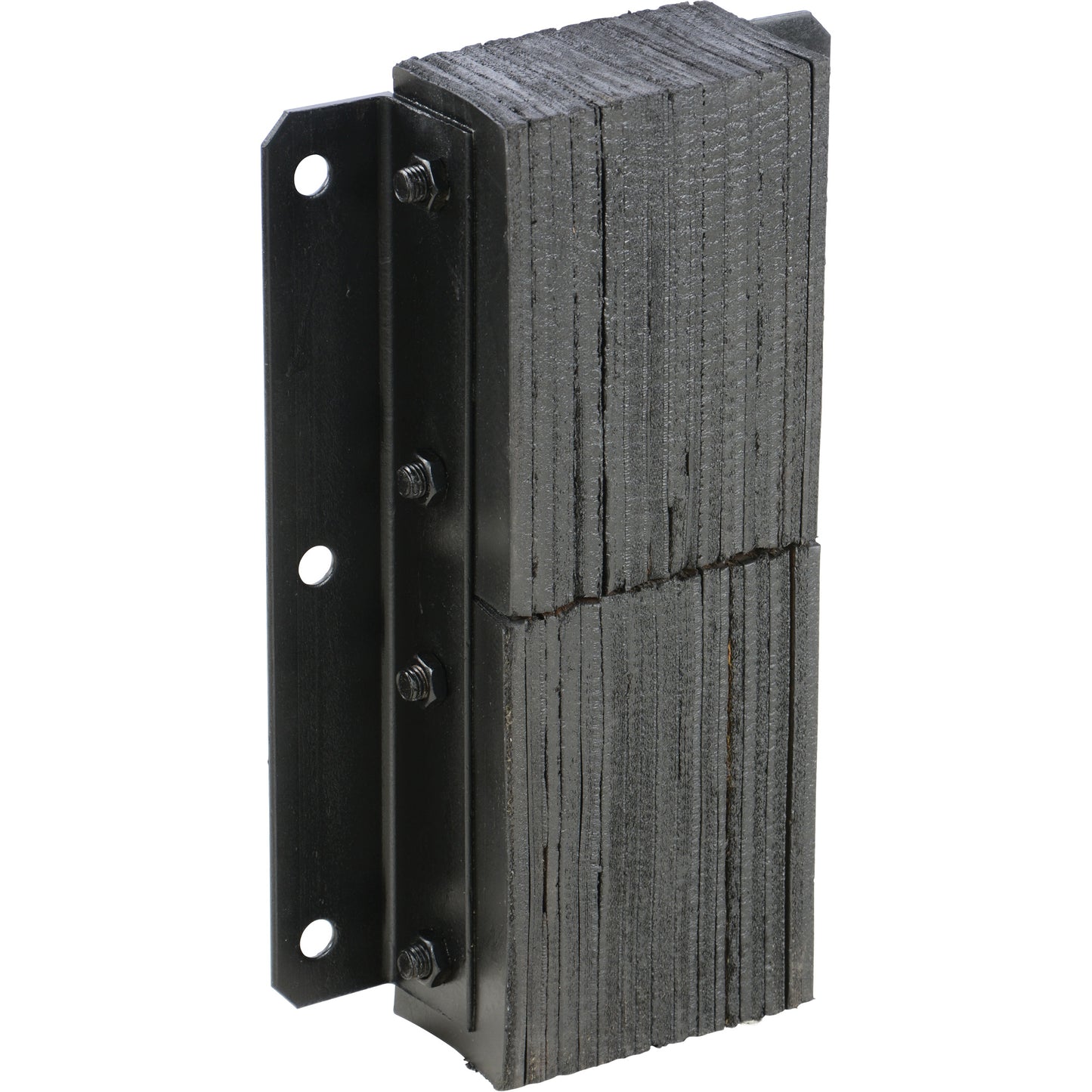Laminated Dock Bumper, Vertical, Rubber, 13-1/4" W x 4-1/2" D x 20" H
