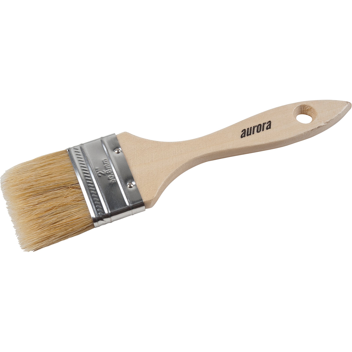 AP200 Series Paint Brush, White China, Wood Handle, 2" Width
