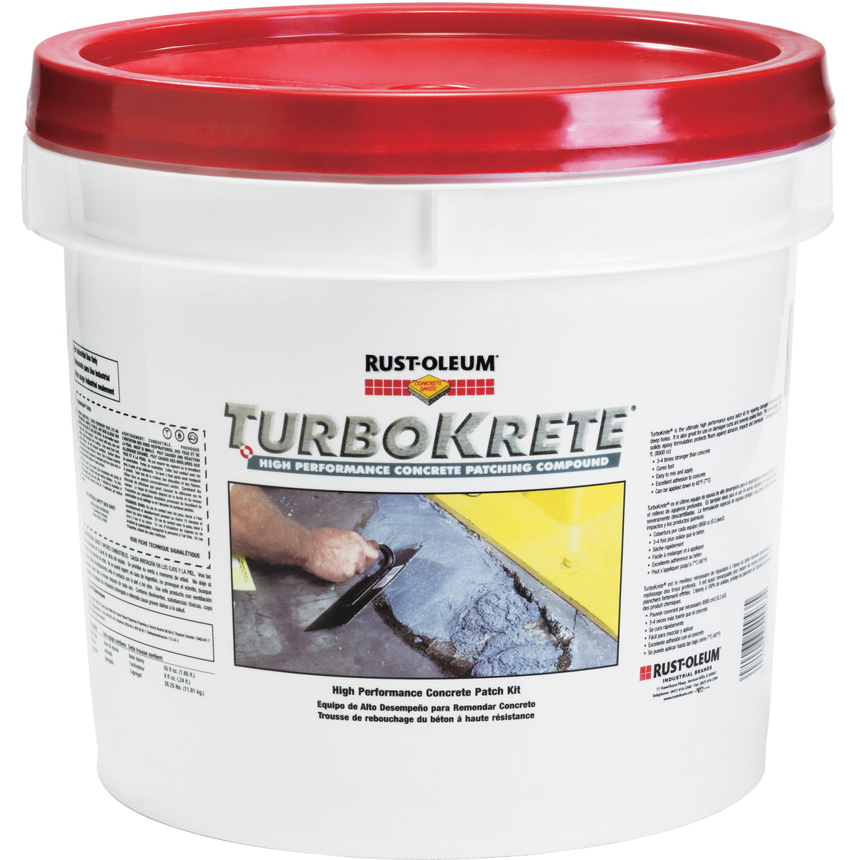 Turbokrete Concrete Patch Compound Kit, Grey