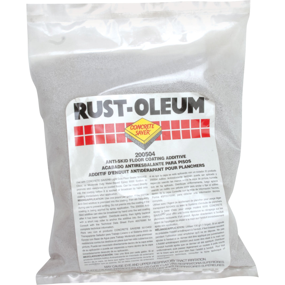 Floor Coating Anti-Skid Additive, 1 lbs., Bag, White