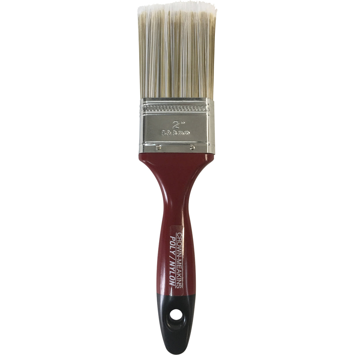Semi-Pro Paint Brush, Poly/Nylon, Wood Handle, 2" Width