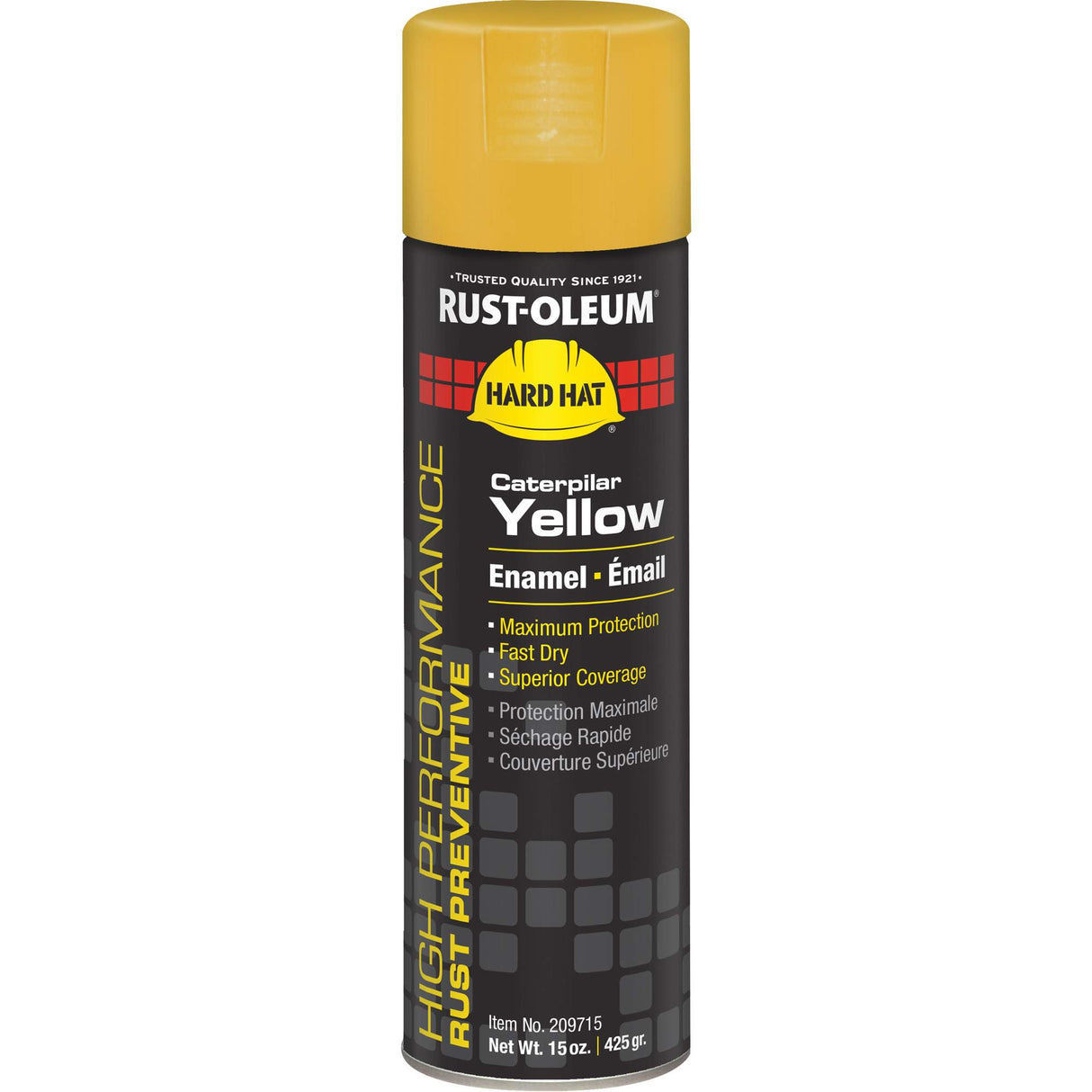 V2100 System Farm Equipment Spray, Caterpillar Yellow, Gloss, 15 oz., Aerosol Can