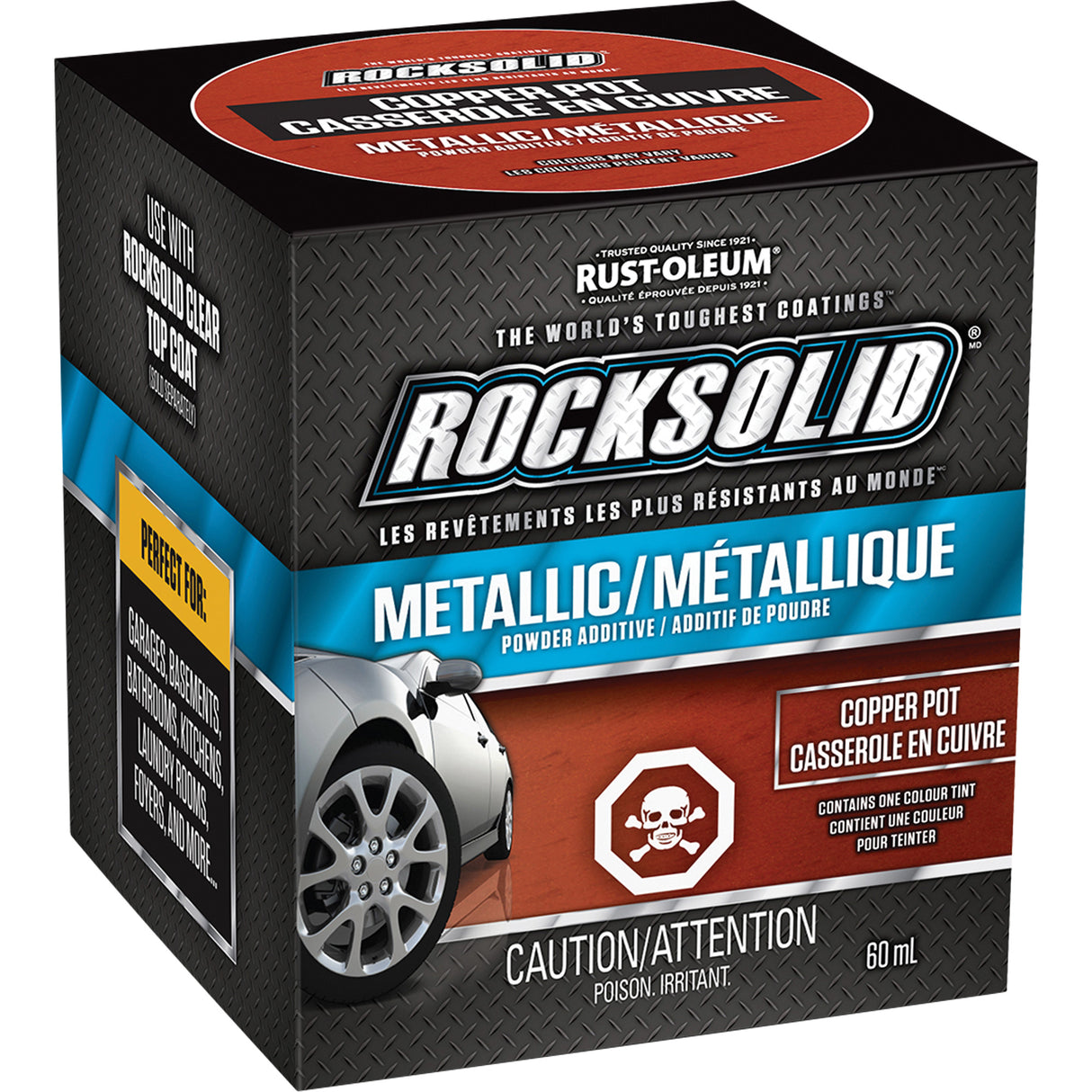 RockSolid® Metallic Powder Additive, 60 mL, Bottle, Copper Pot