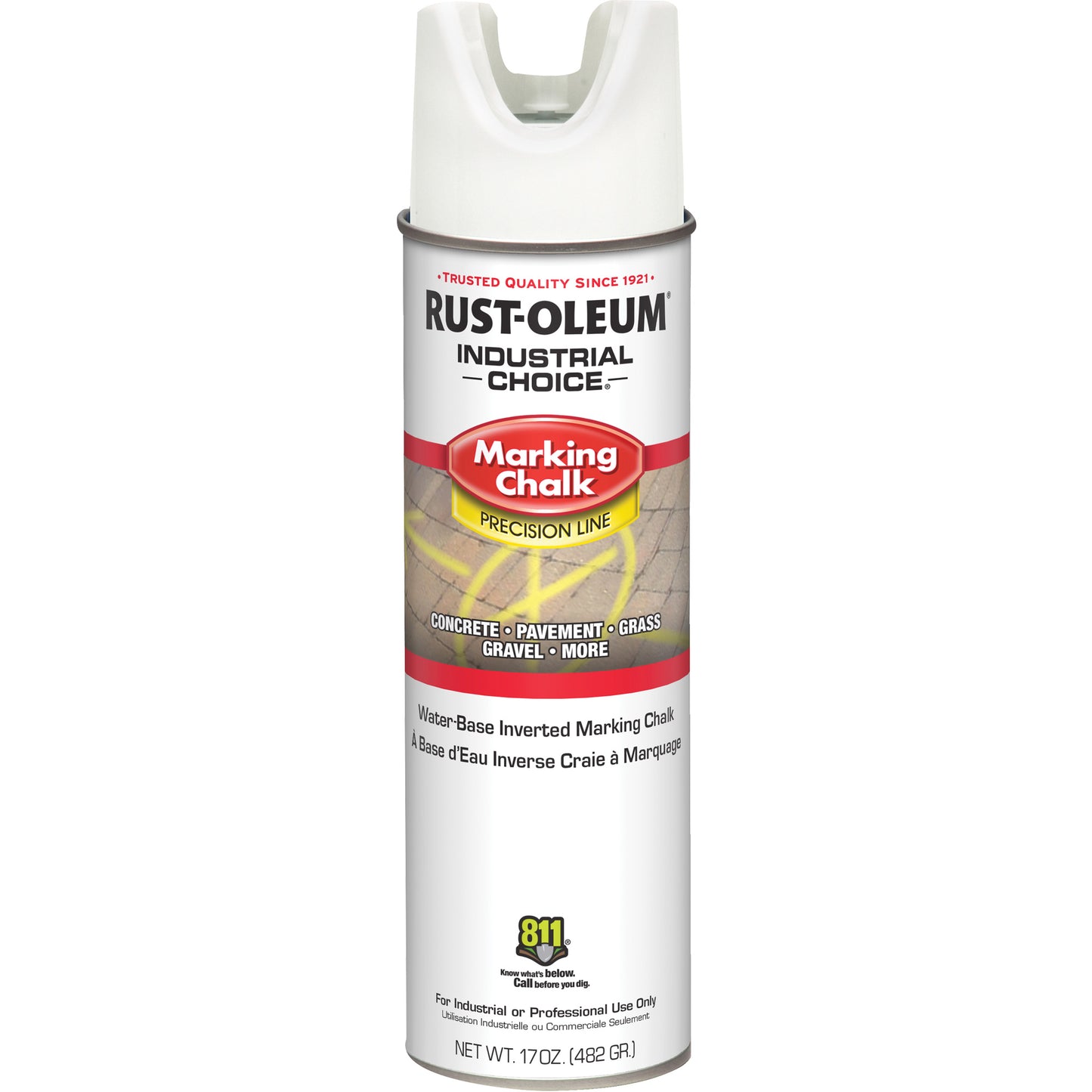 MC1800 System Precision Line Inverted Marking Chalk, Aerosol Can