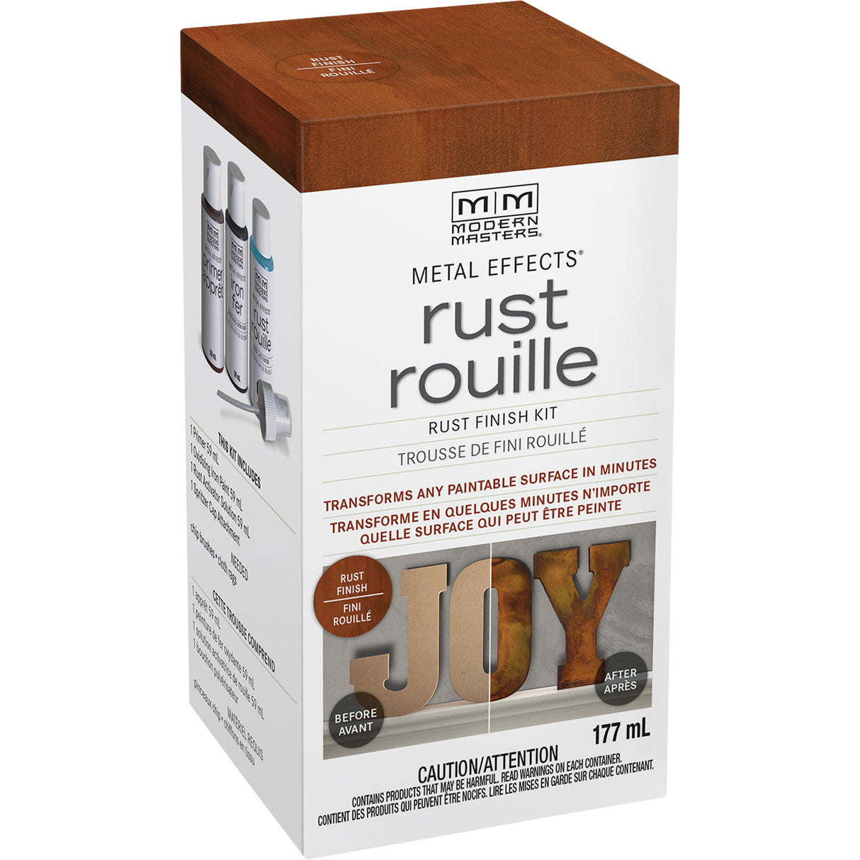 Modern Masters® Metal Effects® Oxidizing Finish, 177 ml, Kit, Brown