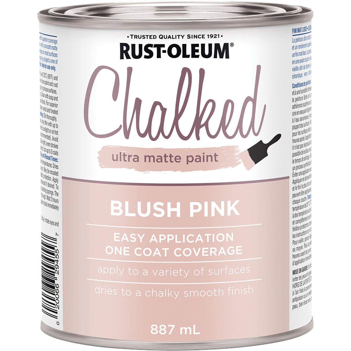 Chalked Paint, 857 ml, Can, Blush Pink