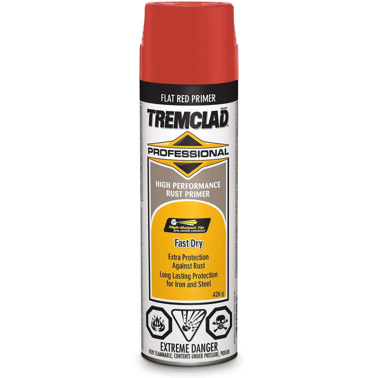 Tremclad® Professional Rust Primer, Red, Very Flat, Aerosol Can