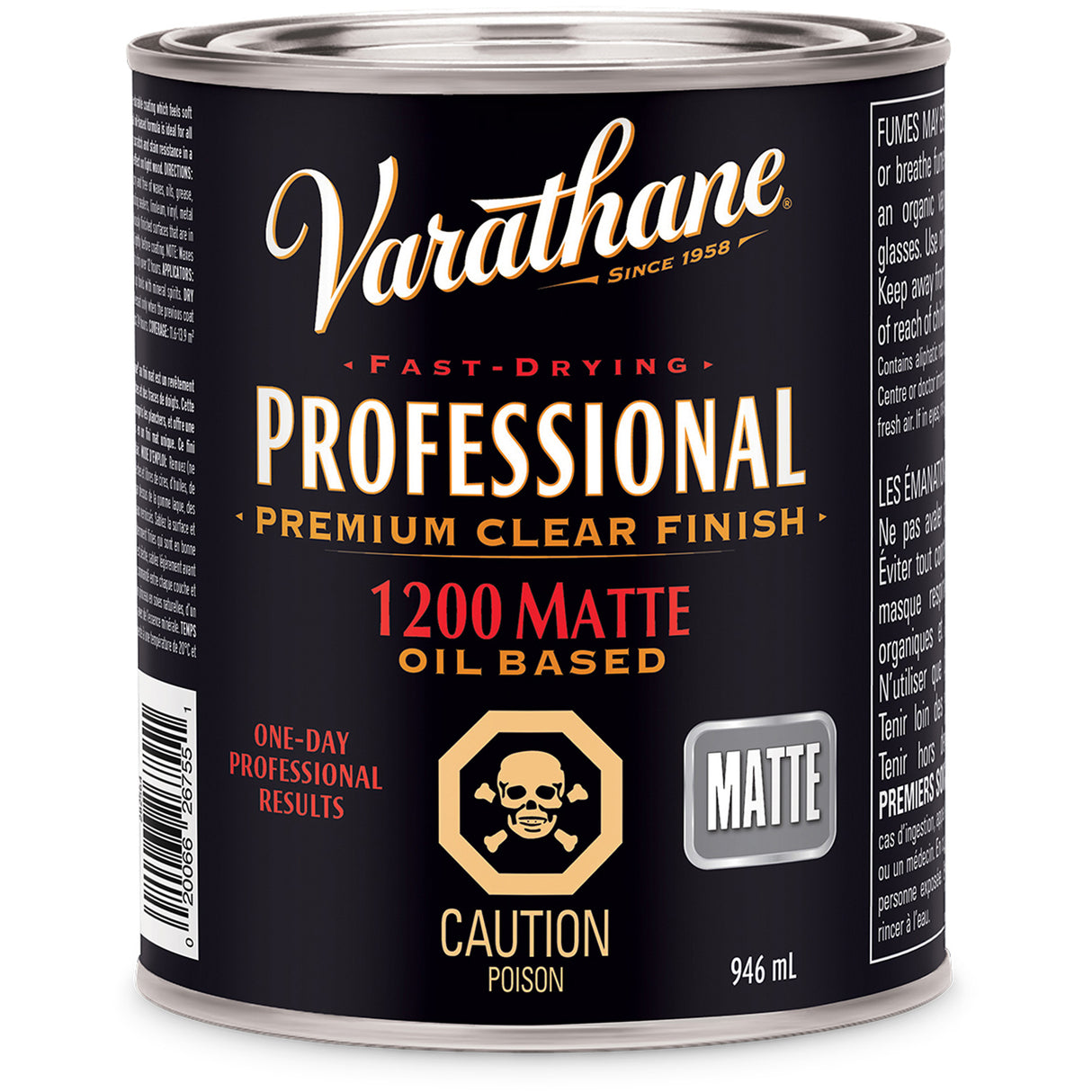 Varathane® Professional Finish, 946 ml, Clear, Matte
