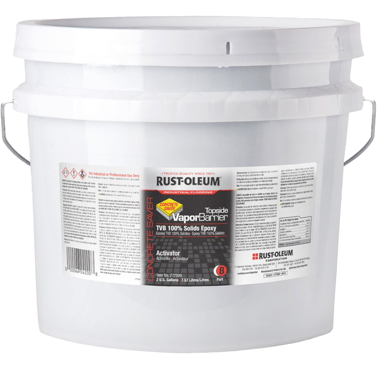 Topside 100% Solids Vapour Barrier, 2 Gal., Epoxy-Based, Transparent, Clear