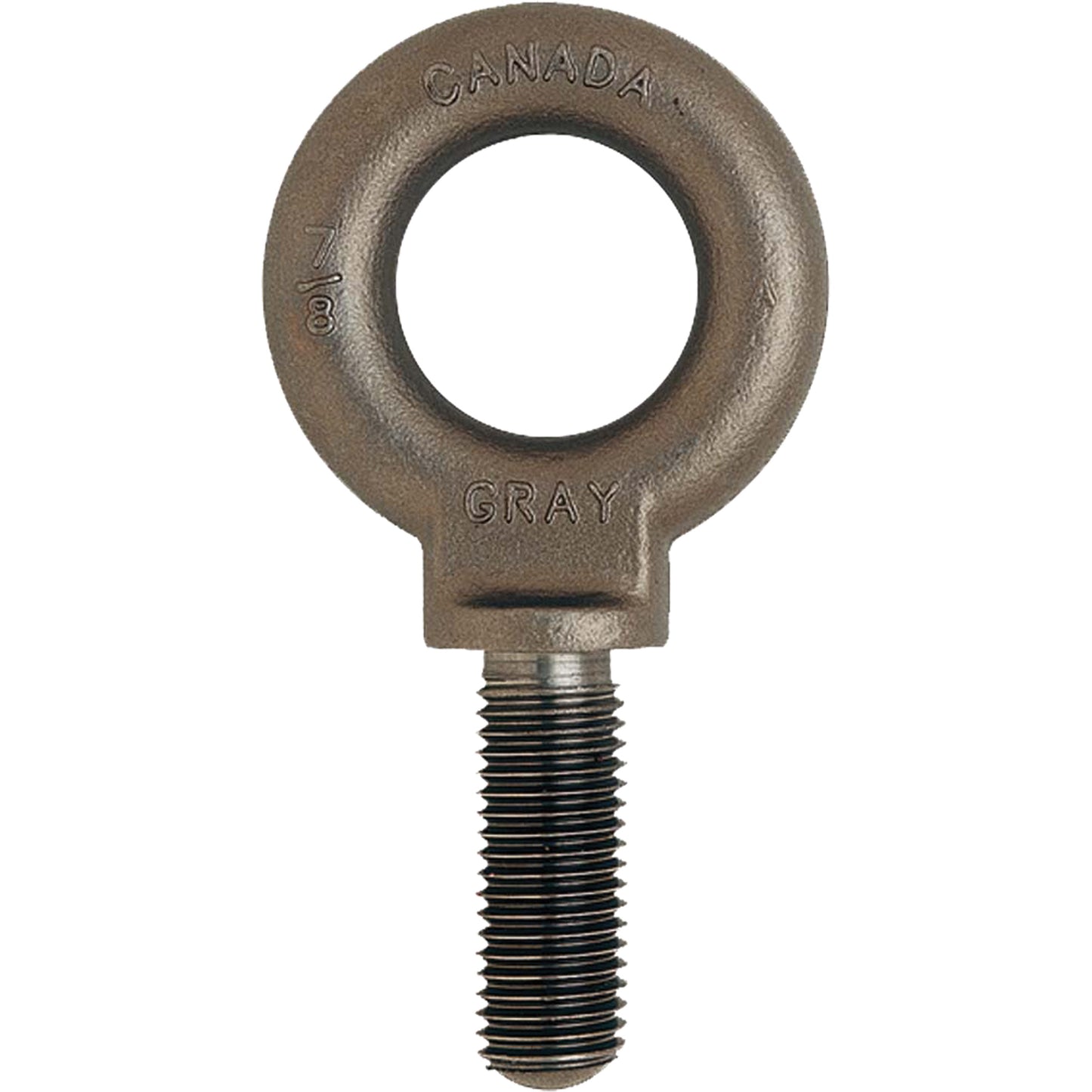 Eye Bolts, Uncoated Natural Finish, 2400lbs. (1.2 tons) Capacity