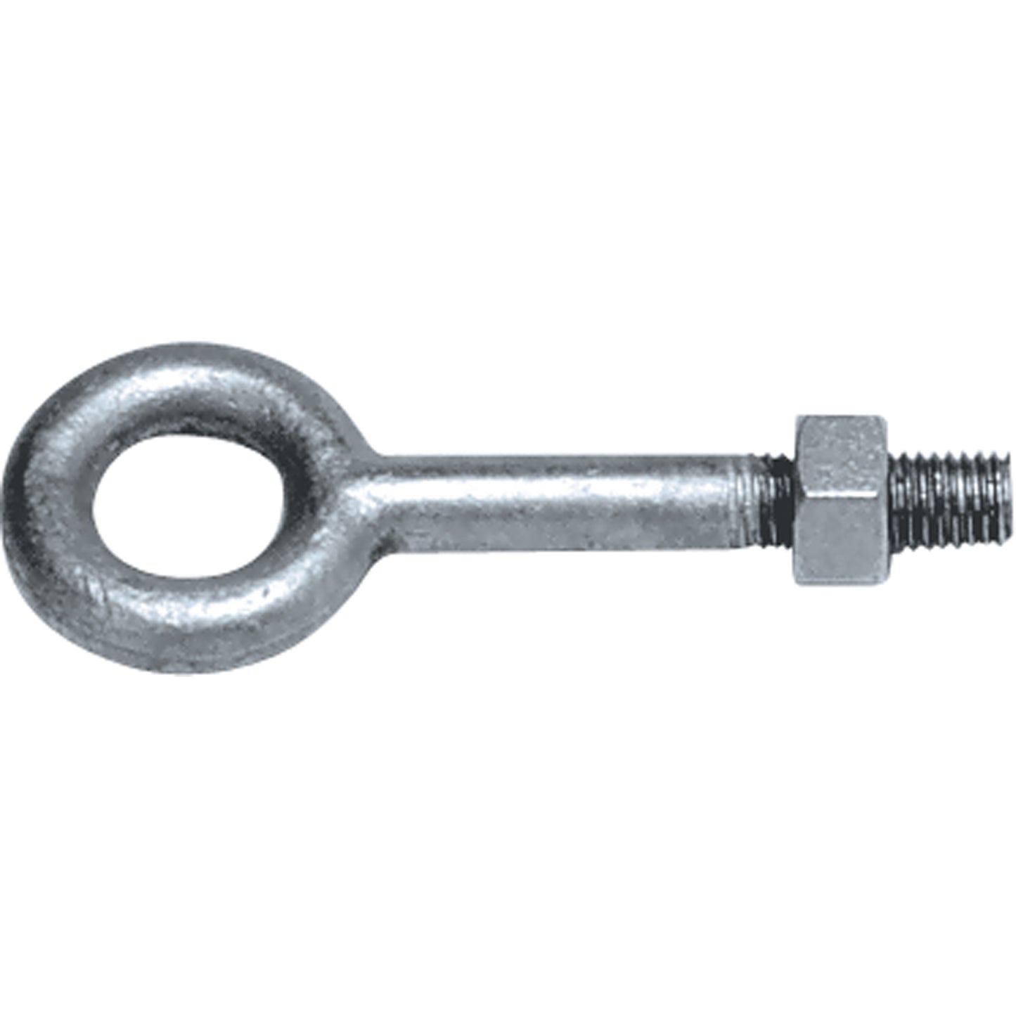 Eye Bolts, 1/2" Dia., 1-" L, Galvanized, 2200 lbs. (1.1 tons) Capacity