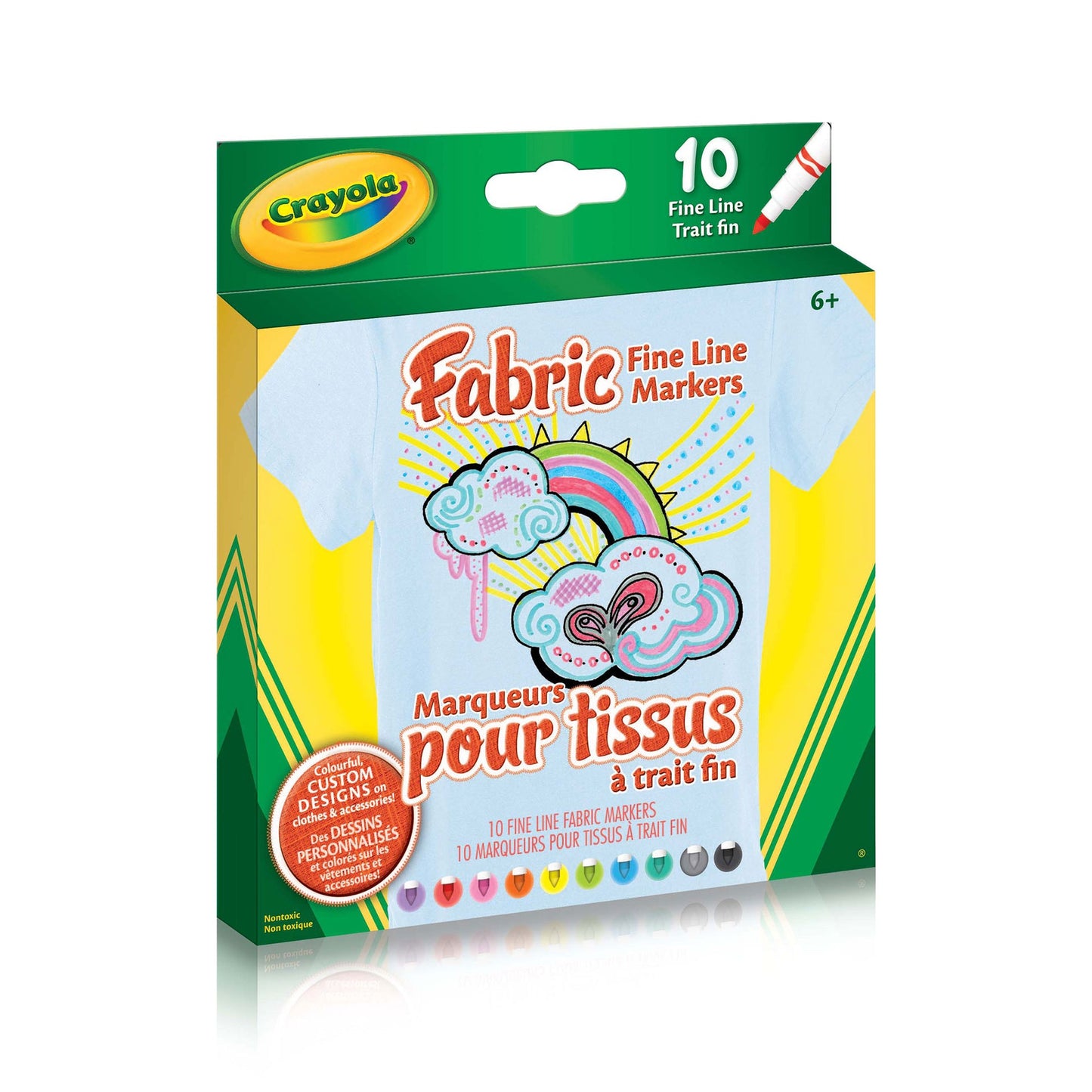 Crayola Fabric Markers (Case of 12)
