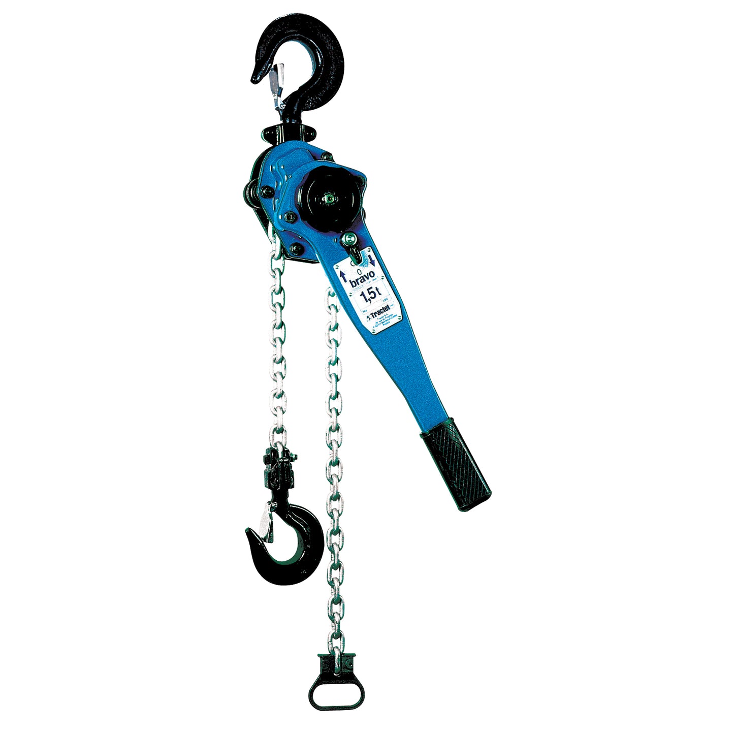 Bravo® Lever Chain Hoist, 5' Lift, 3000 lbs. (1.5 tons) Capacity, Grade 80 Chain