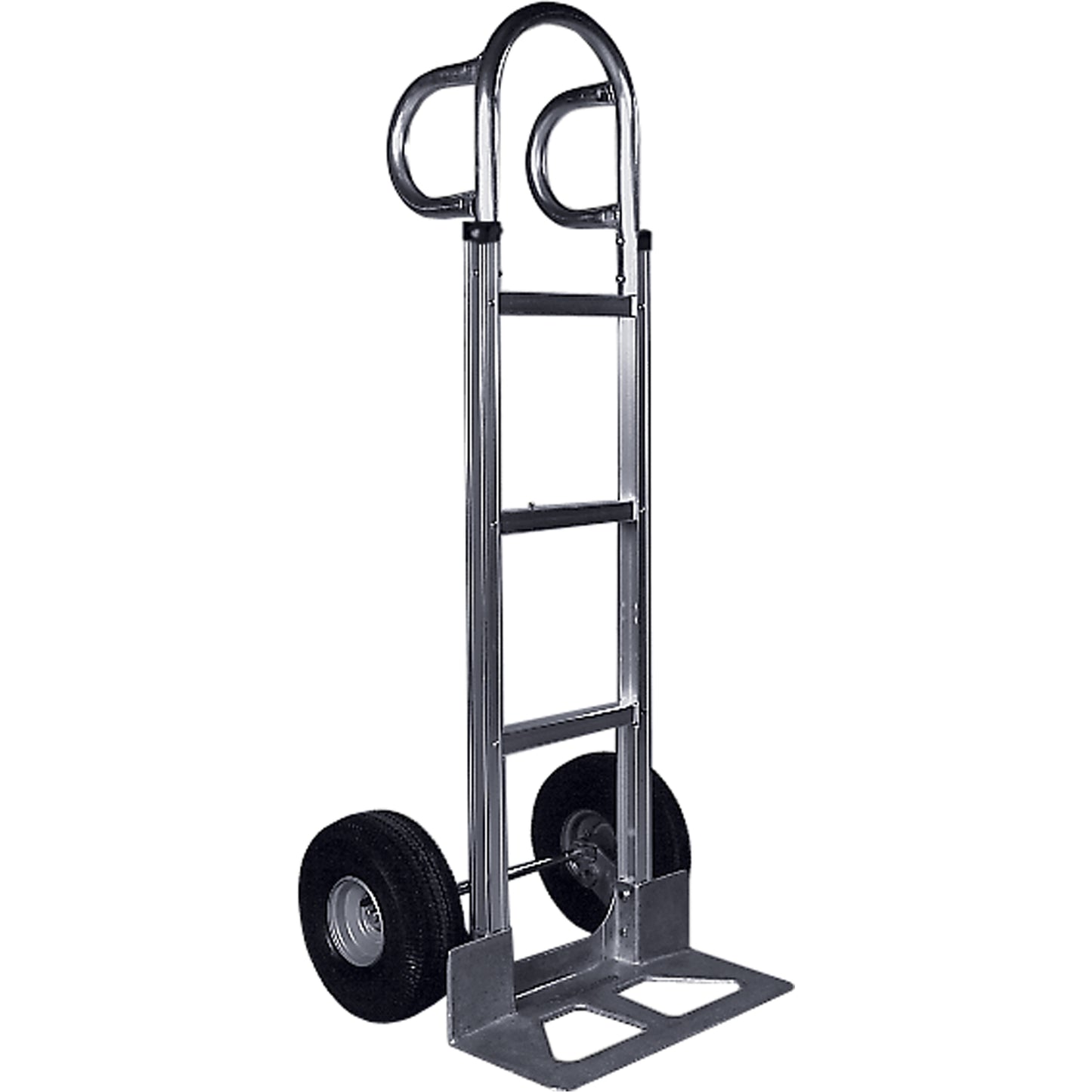 Knocked Down Hand Truck, P-Handle Handle, Aluminum, 55" Height, 500 lbs. Capacity