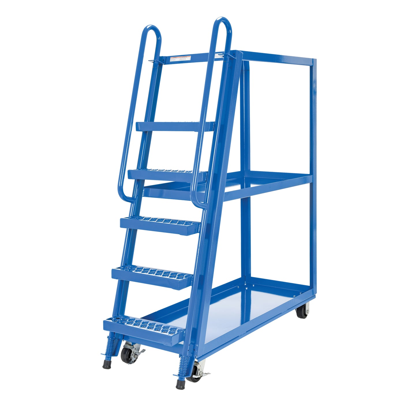 Stock Picking Cart, Steel, 21-7/8" W x 56-1/8" D, 3 Shelves, 1000 lbs. Capacity