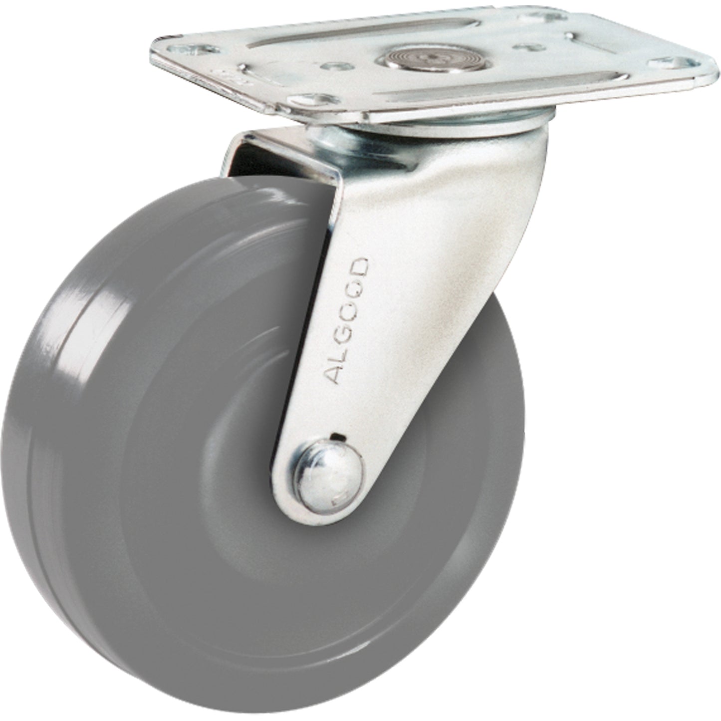 Light-Duty Caster, Swivel, 4" (101.6 mm), Urethane, 150 lbs. (68 kg.)