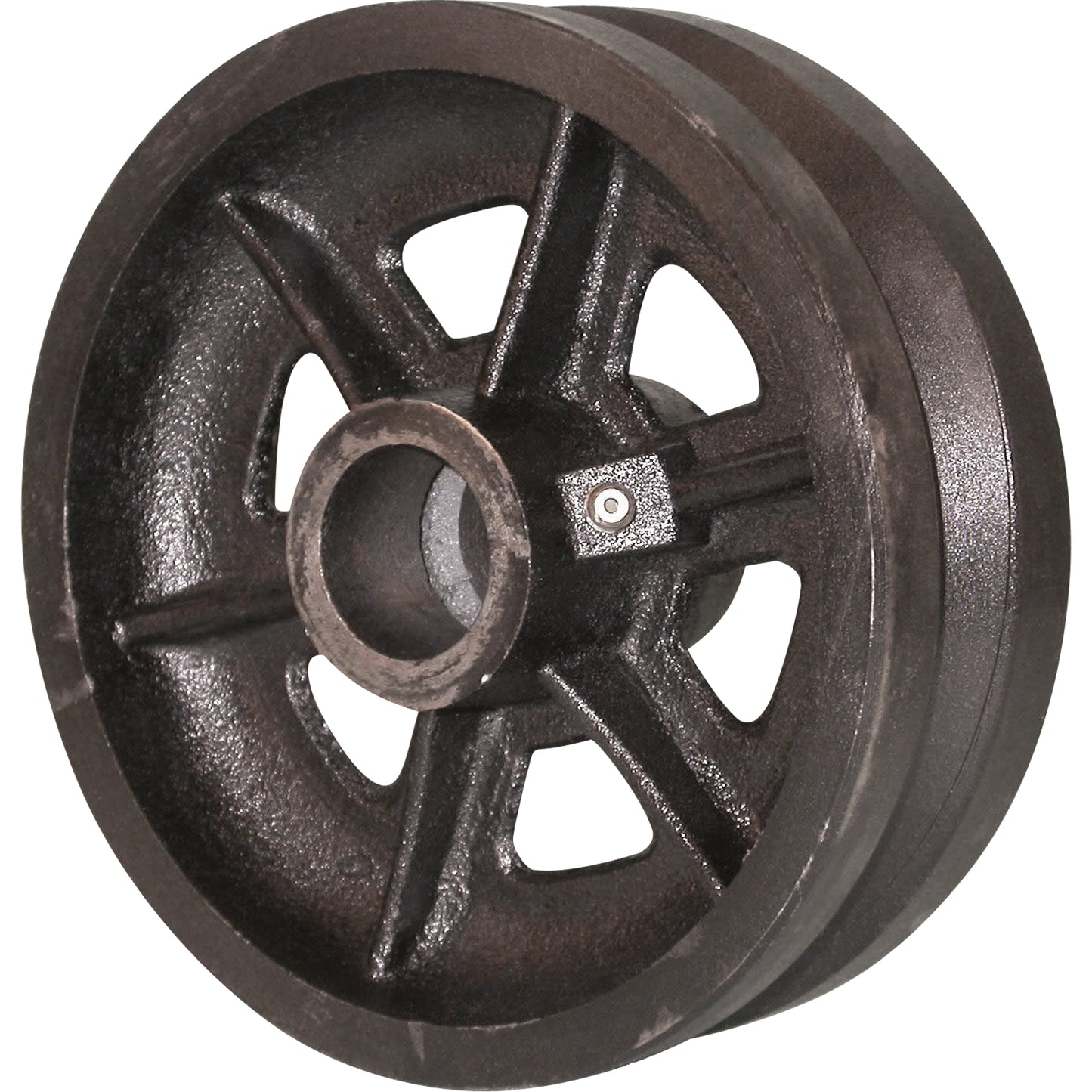 Heavy-Duty EMaxx Kingpin Caster, Rigid, 4" (101.6 mm), Cast Iron, 1000 lbs. (453.6 kg.)
