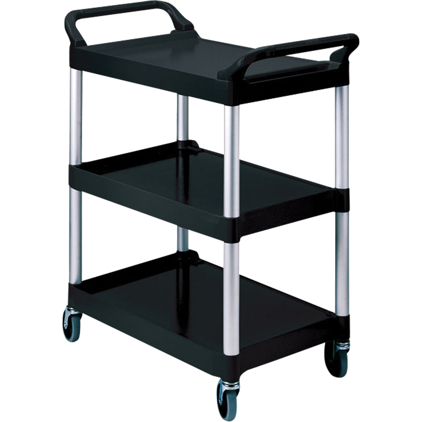 Service Cart, 3 Tiers, 19" x 38" x 34", 200 lbs. Capacity